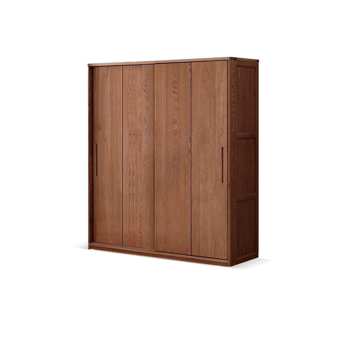 Oak, Ash Solid Wood Wardrobe Sliding Door.