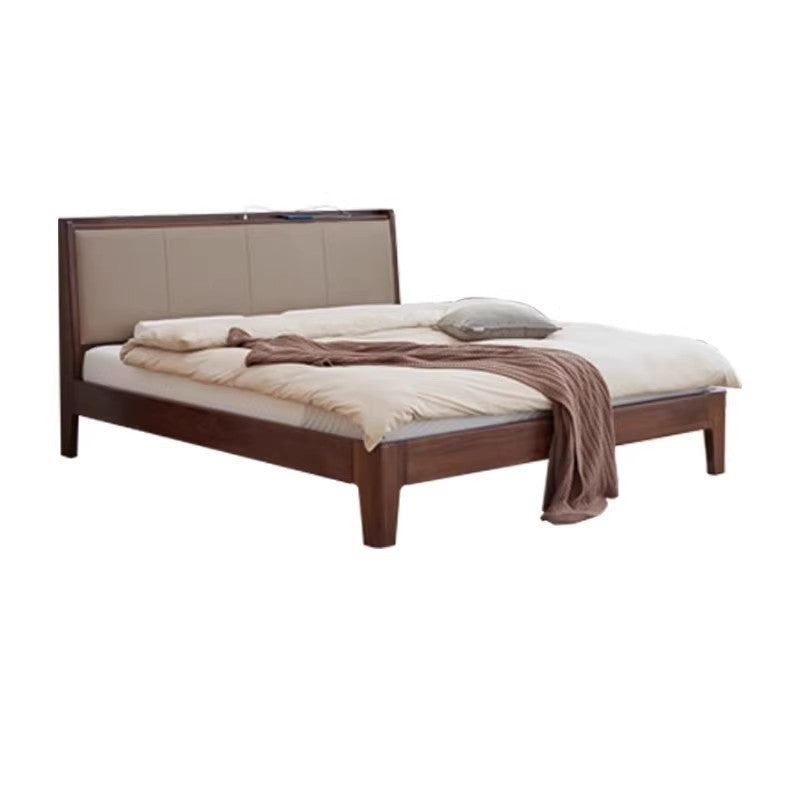 Black Walnut Solid Wood Top Layer Cowhide