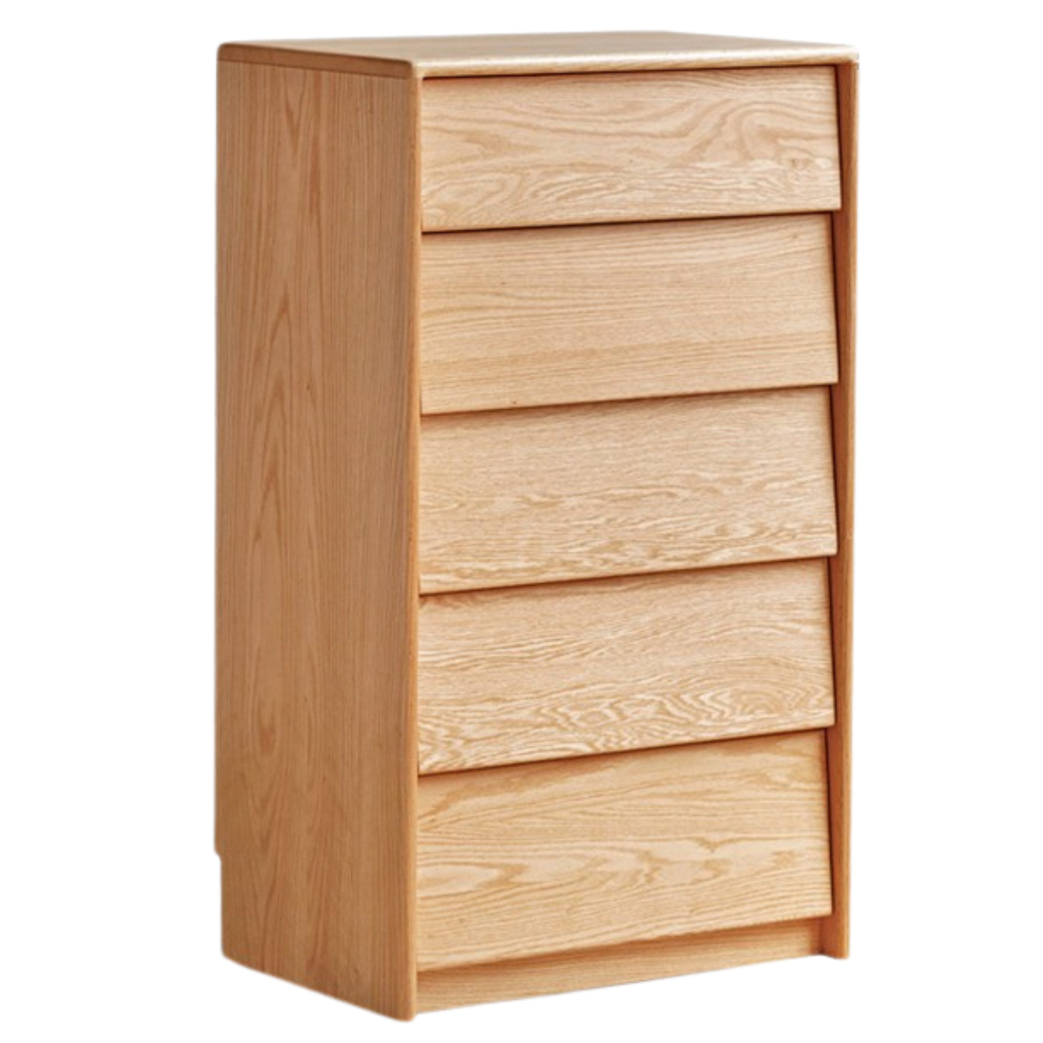 Ash, Oak Solid Wood Slanted Surface Chest of Drawers