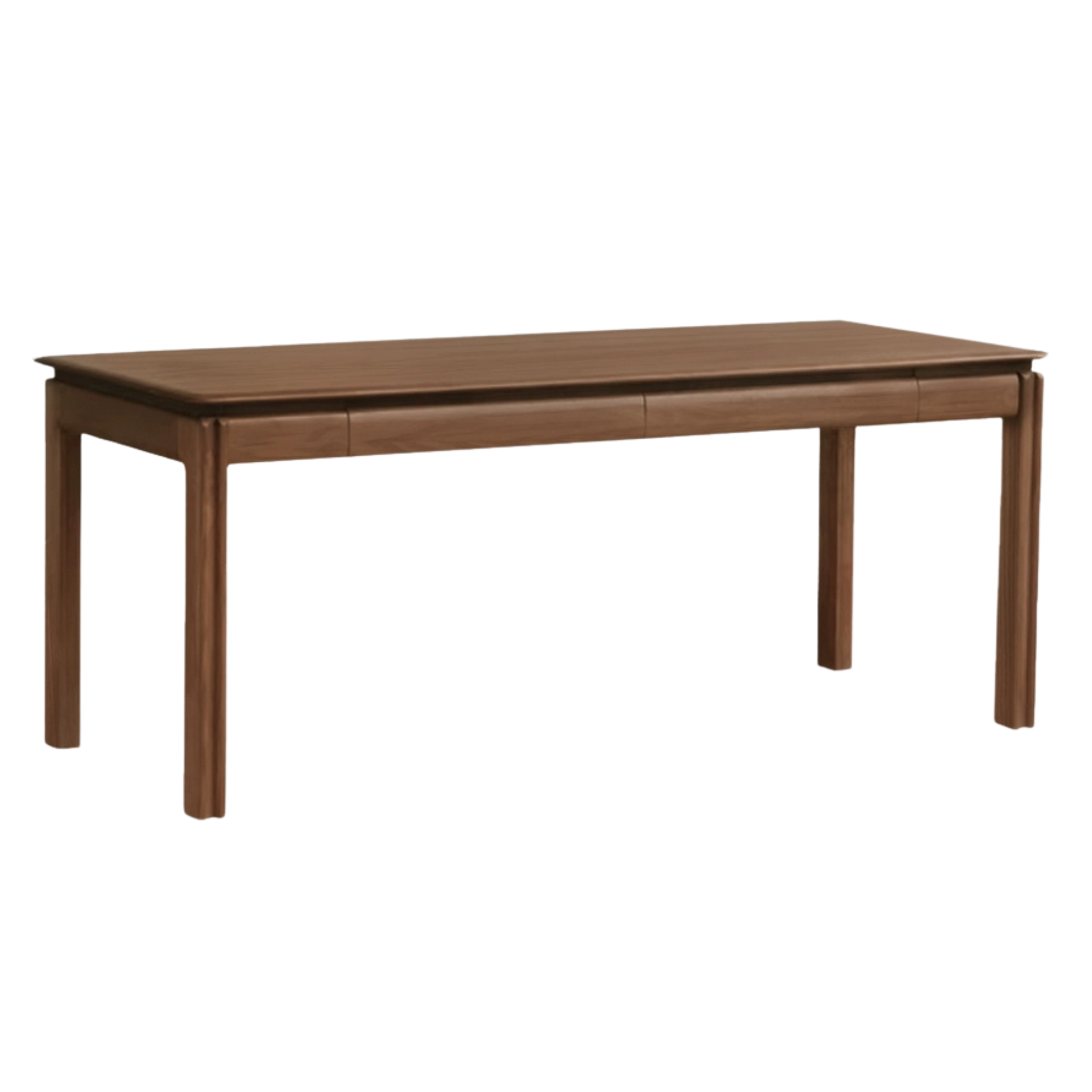 Black Walnut, Ash, Sandalwood Solid Wood Modern Large Office Table