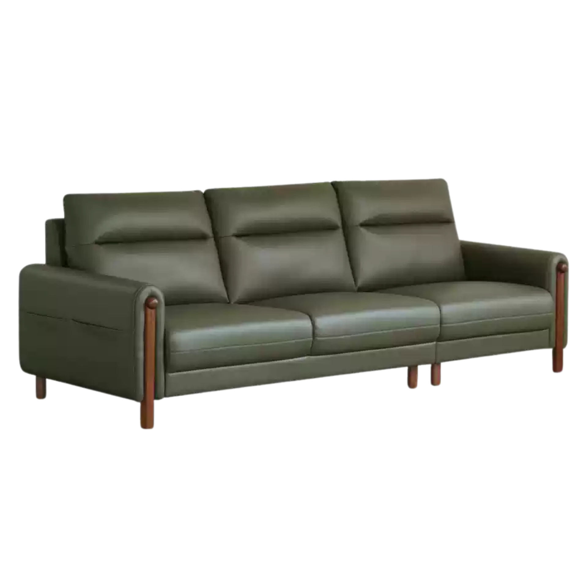 Fabric Straight Sofa Modern Simple.