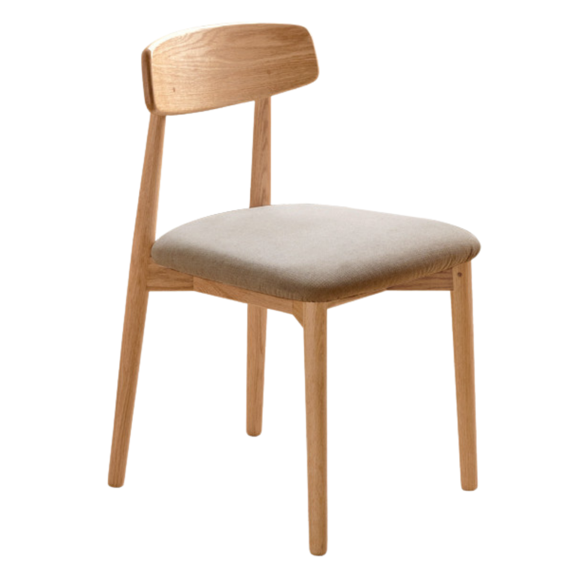 4 pcs set Black Walnut, Ash, Oak, Beech, Cherry Solid Wood Simple Modern-Dining Chair