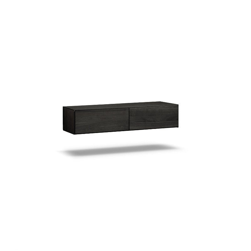 Solid Wood TV Cabinet Hanging LED lights"+