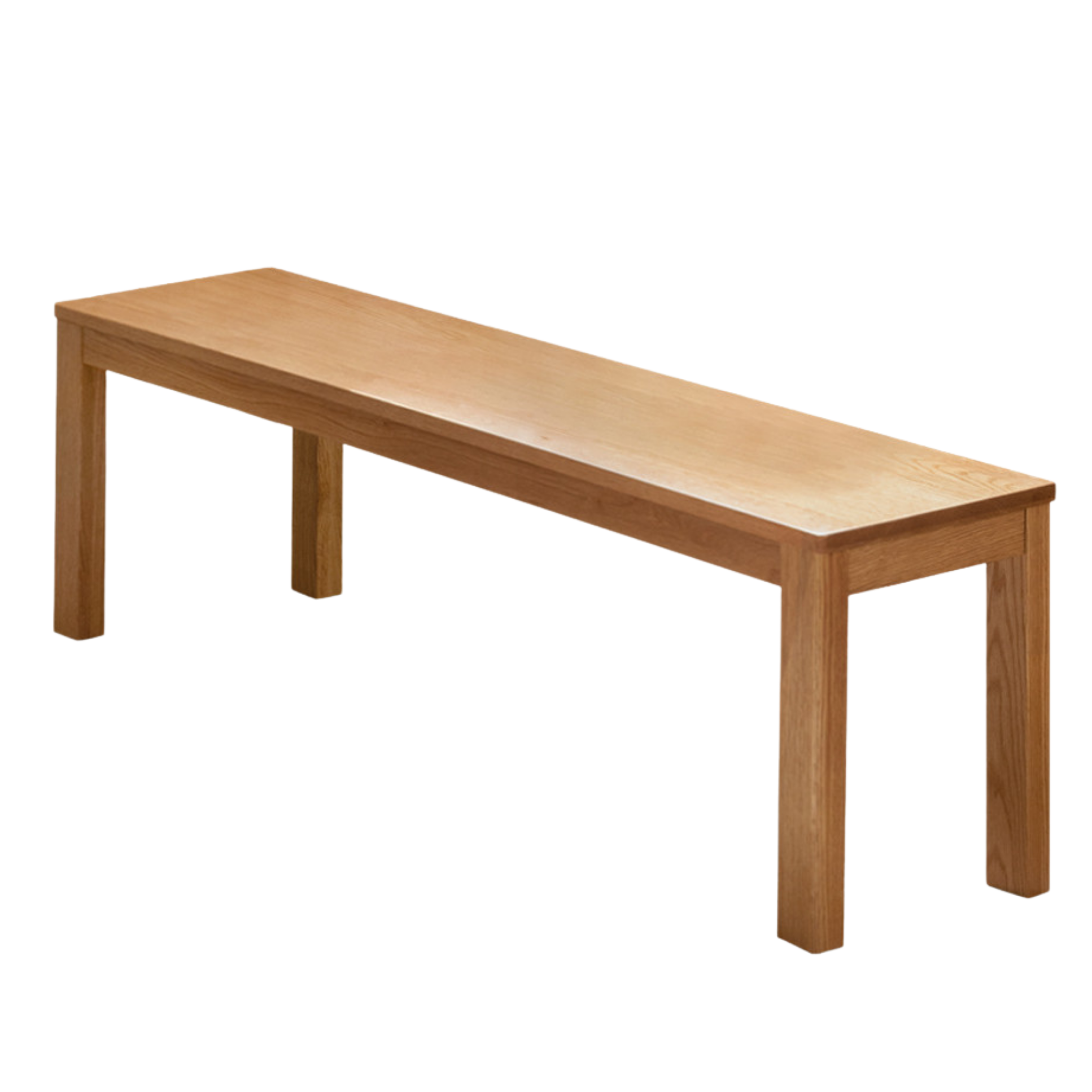 Ash, Oak, Beech, Solid Rubberwood Wide Seat Bench