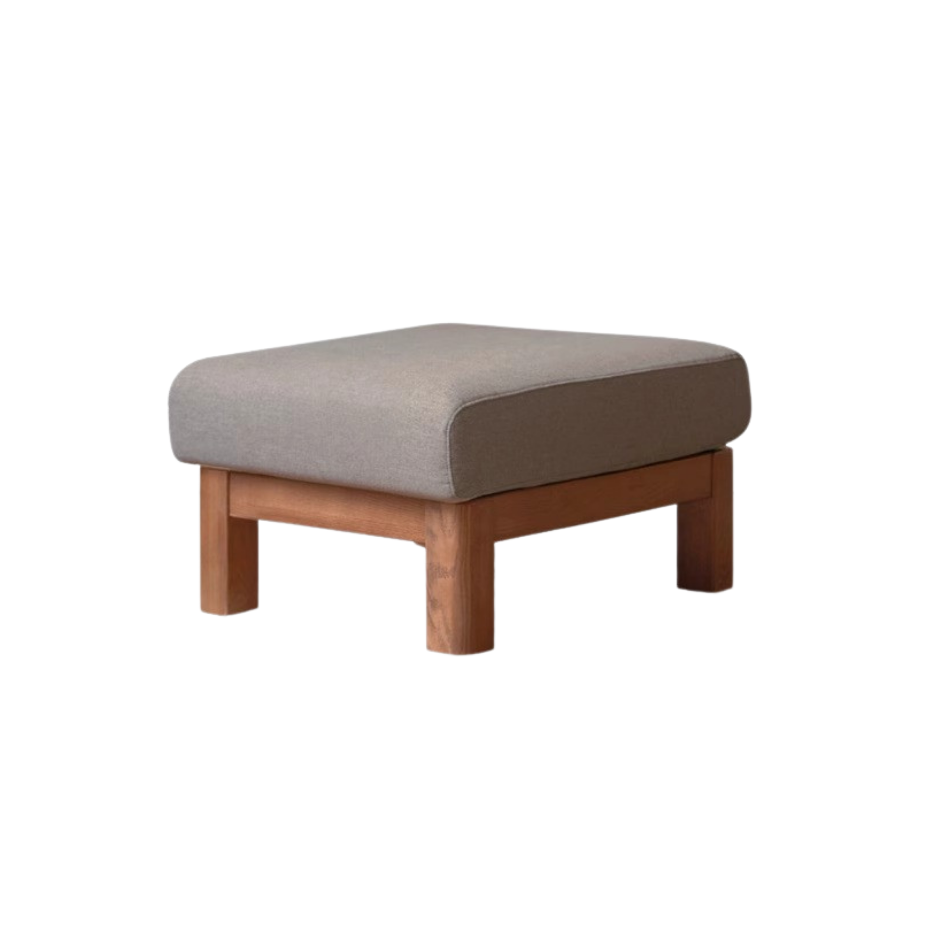 Oak, Ash, Poplar, Black Walnut Solid Wood Footstool Small Fabric Stool For Home