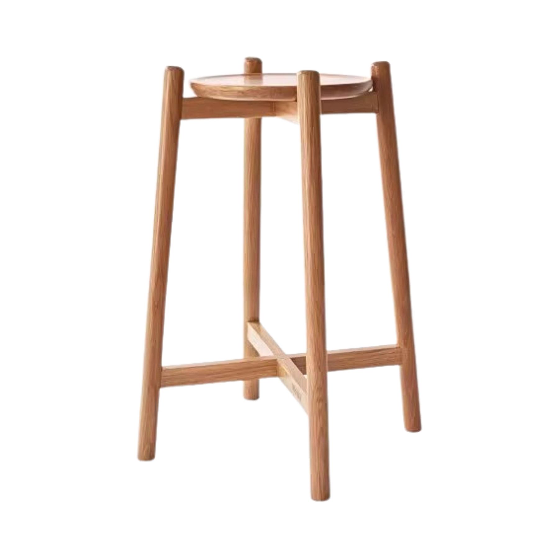 Oak Solid Wood Flower Rack Storage Rack