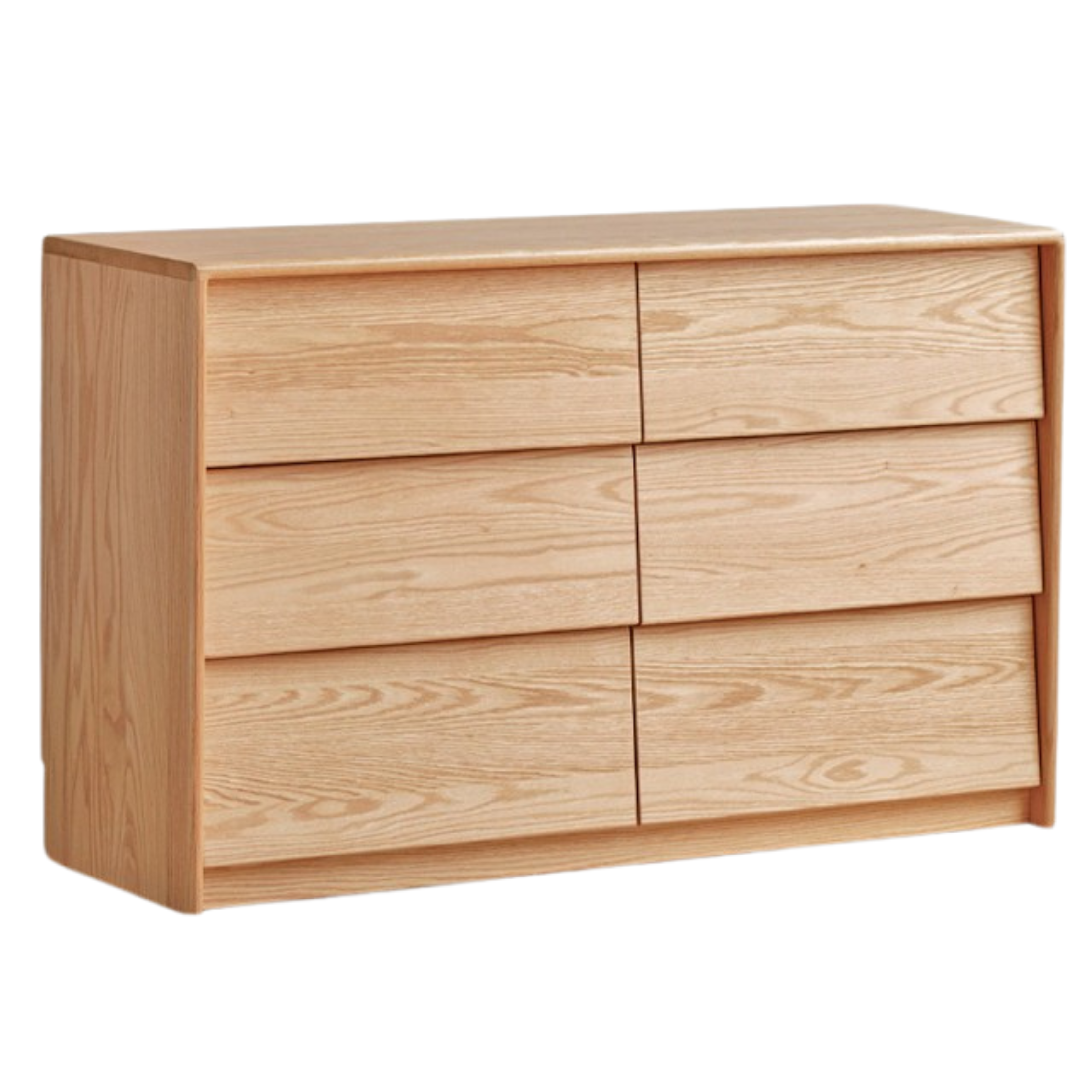 Ash, Oak Solid Wood Slanted Surface Chest of Drawers
