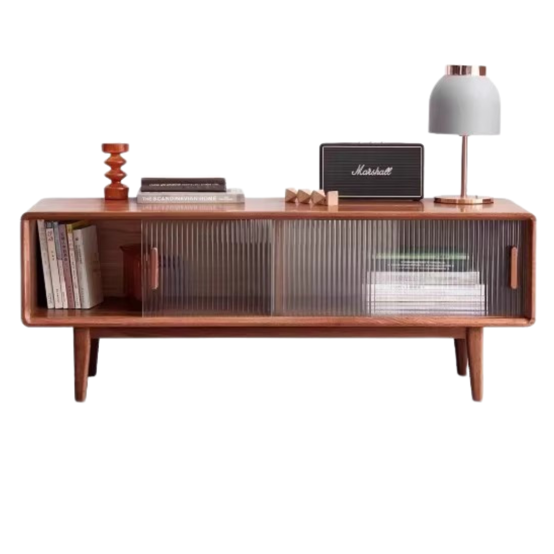 Oak Solid Wood Various Styles TV Stand Small Size