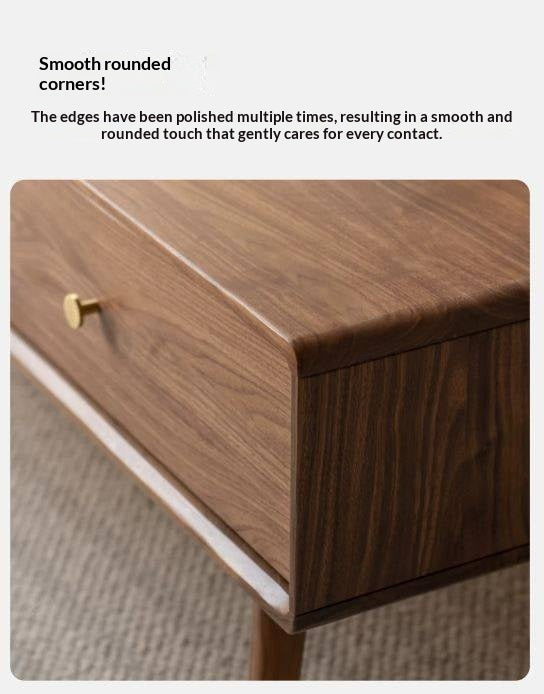 Black Walnut Solid Wood Coffee Table