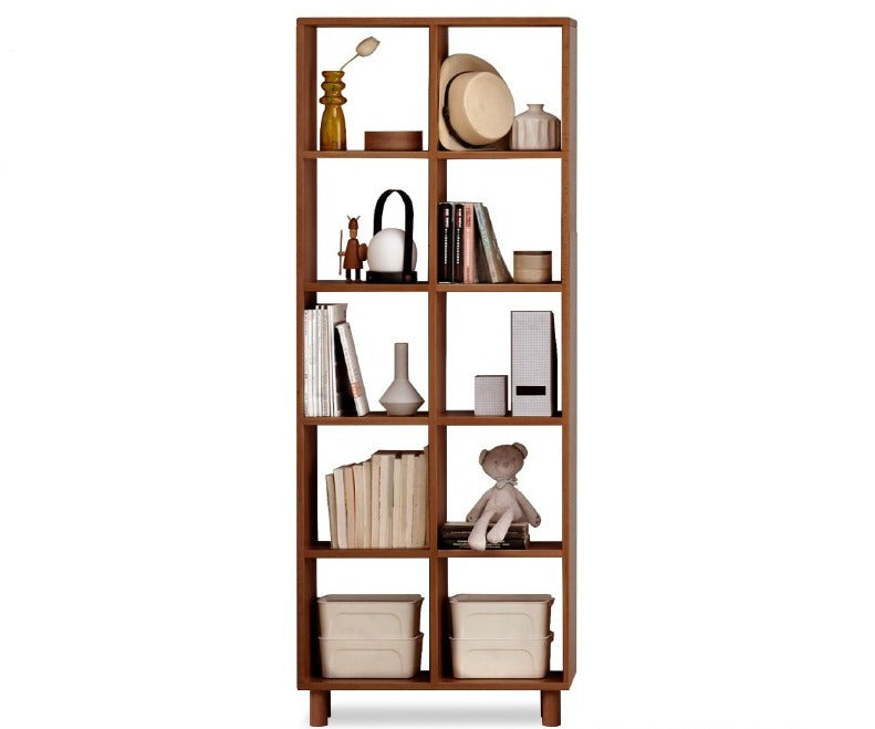 Beech, Oak Solid Wood Bookshelf Bookcase Free Combination