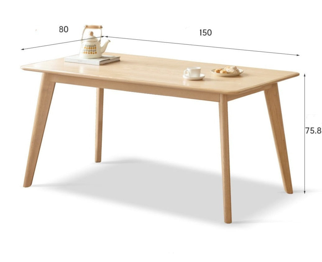 Oak, Ash Solid wood dining table "