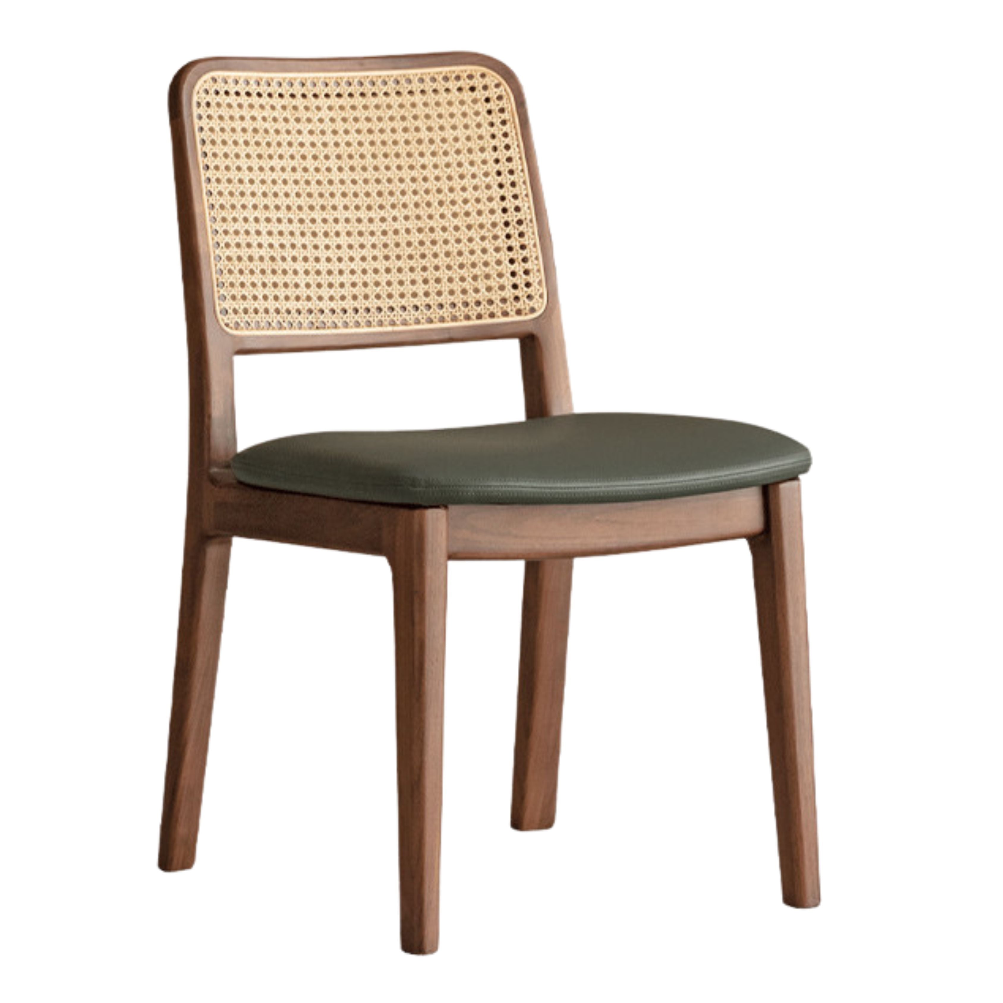 4 pcs Black Walnut, Oak Solid Wood Dining Chair