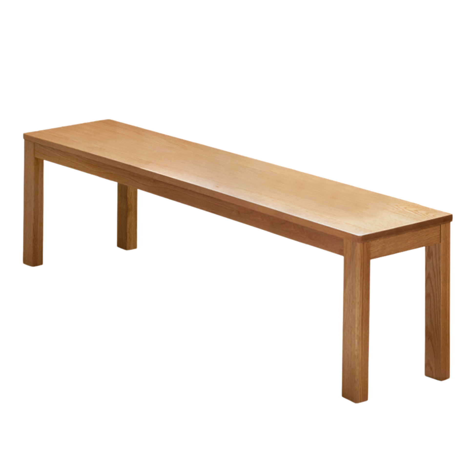 Ash, Oak, Beech, Solid Rubberwood Wide Seat Bench