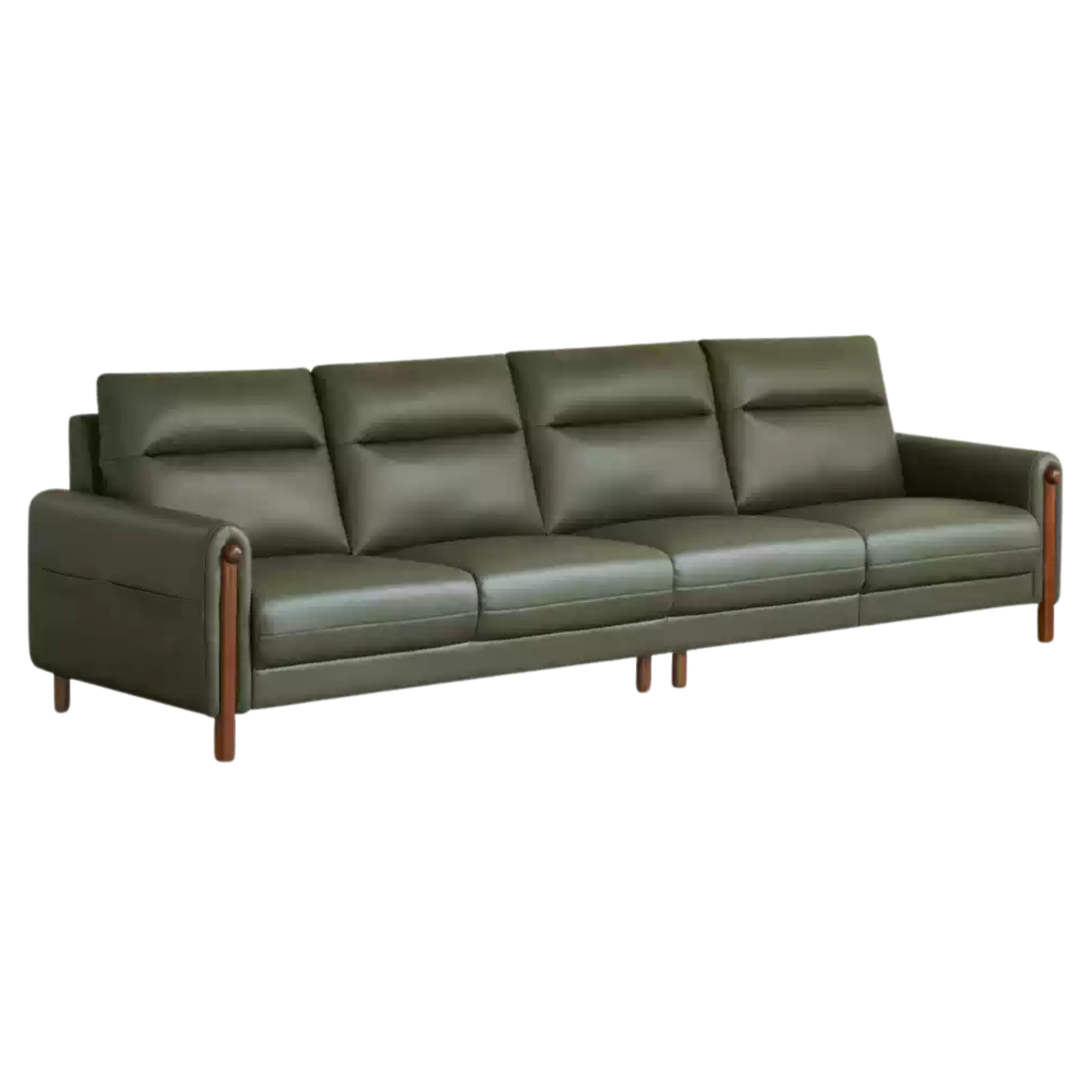 Fabric Straight Sofa Modern Simple.