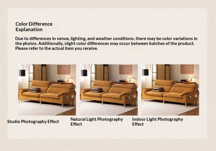 Deep Seat Sofa with Adjustable Headrest