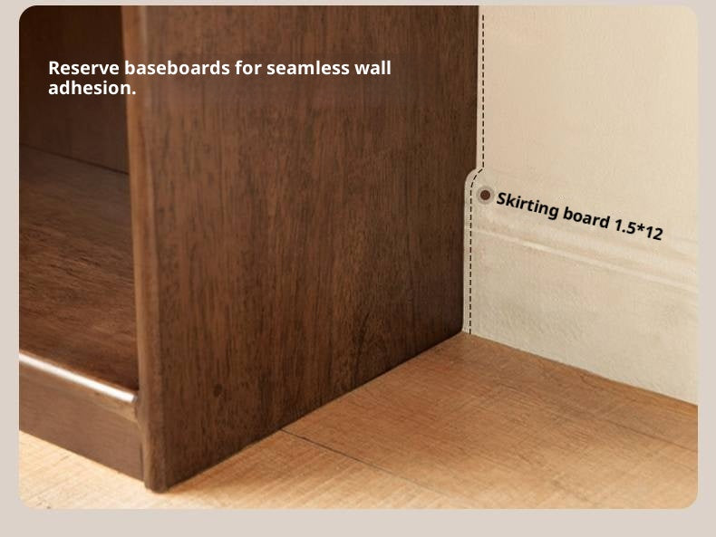Solid Rubberwood Modern Bookcase
