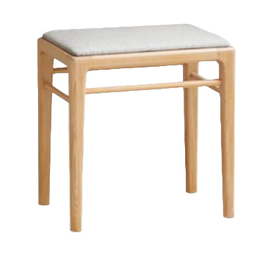 Ash Solid Wood Nordic Soft Makeup Stool