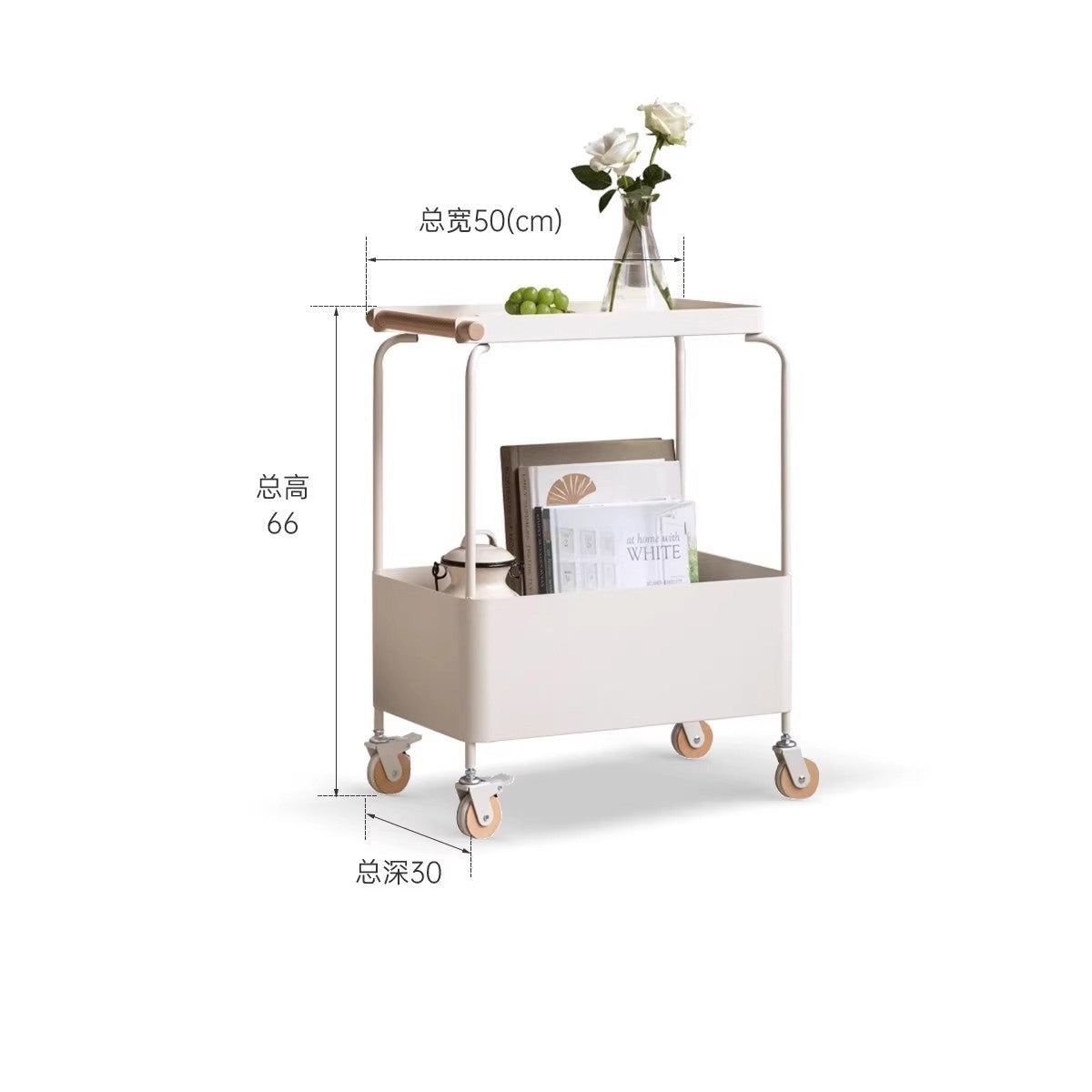Storage Rack, Movable Small Cart