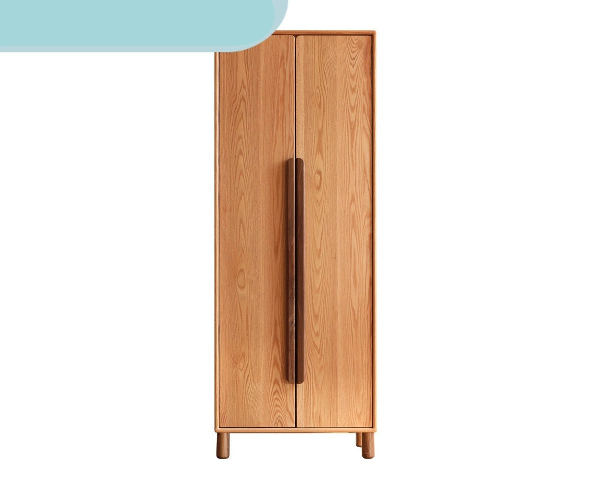 Oak solid wood wardrobe bookcase free combination "