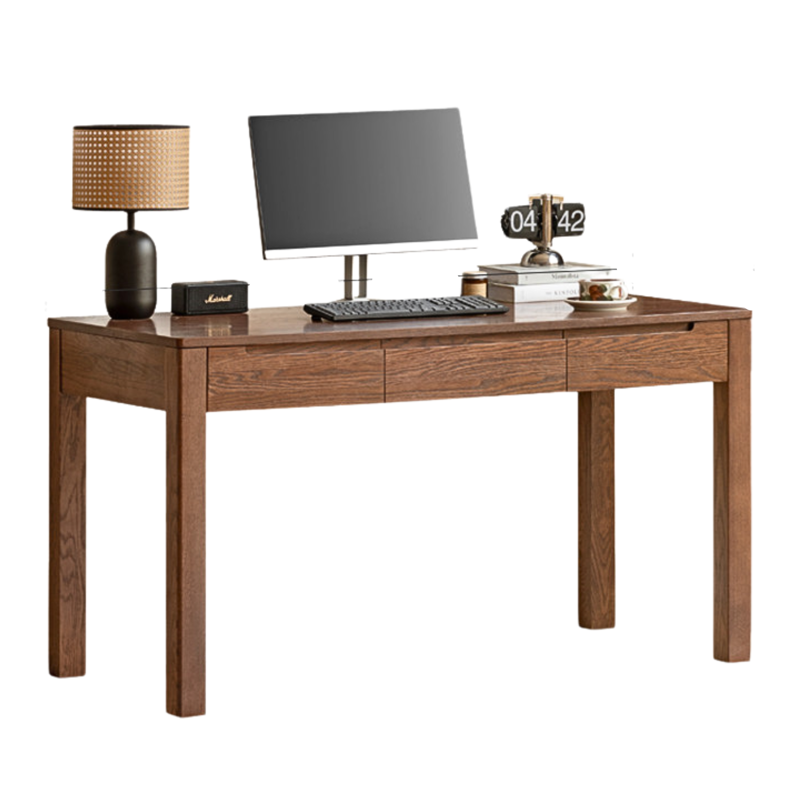 Oak, Beech Solid Wood Office Desk