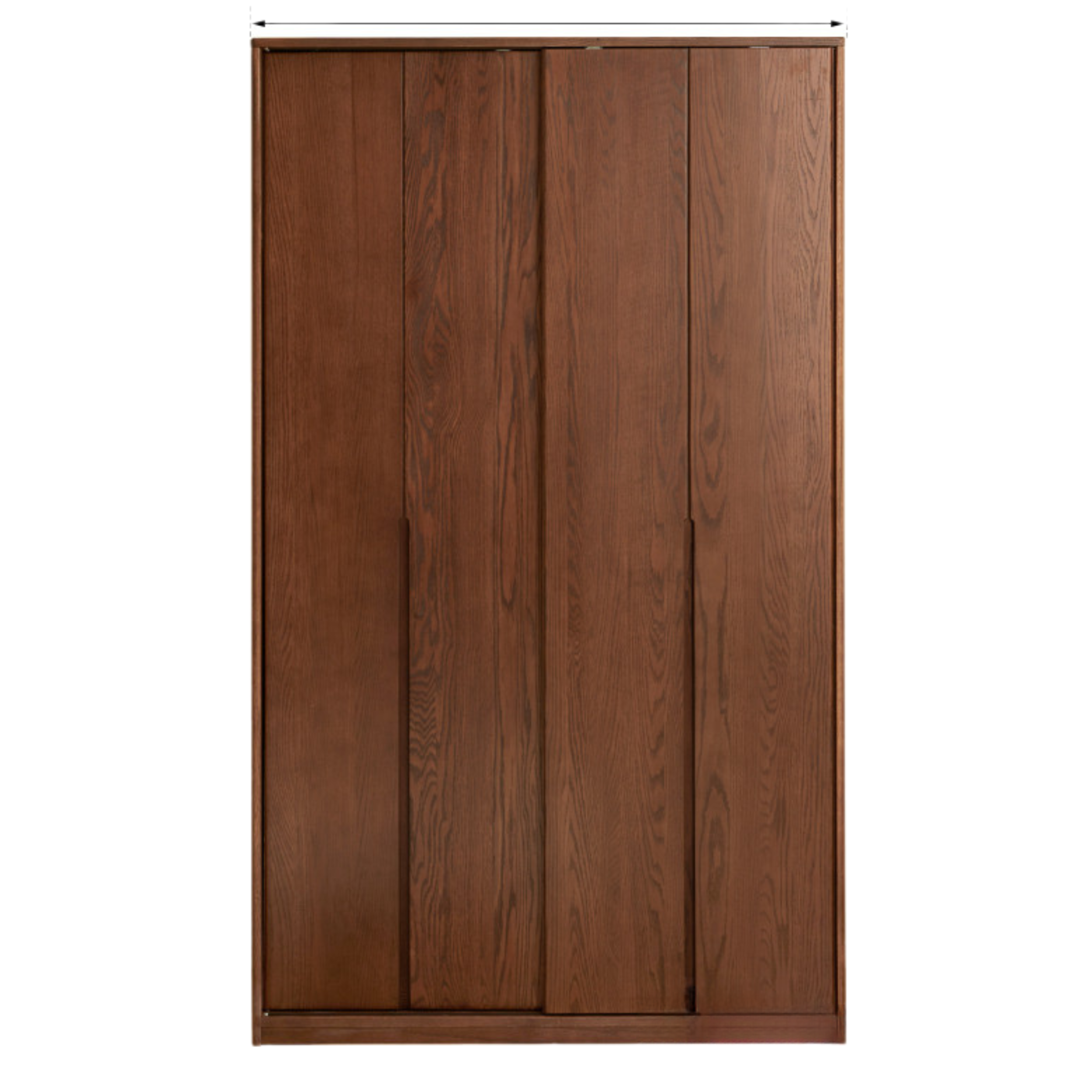 Oak Solid Wood Sliding Door Wardrobe.