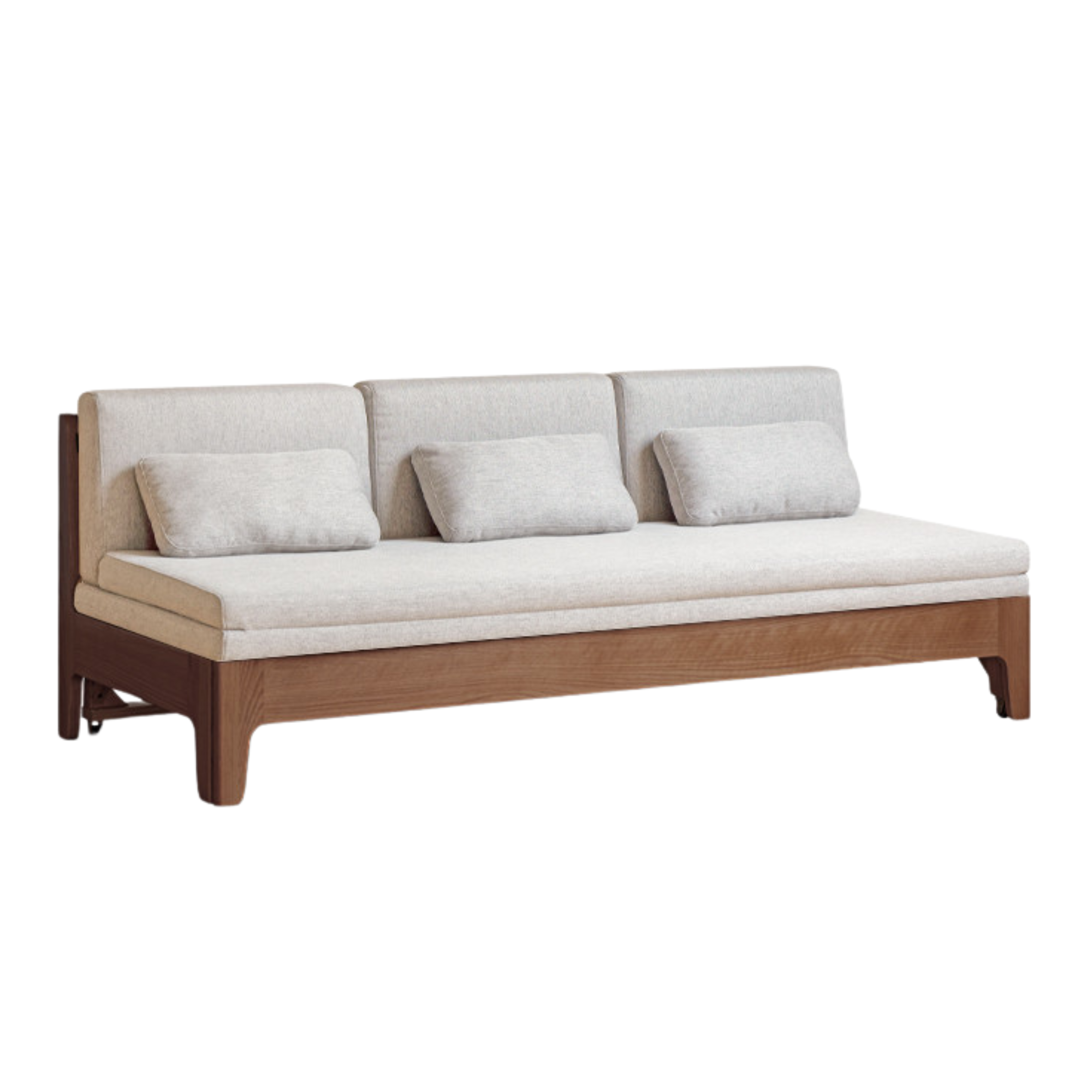 Oak Solid Wood Sleeper Sofa