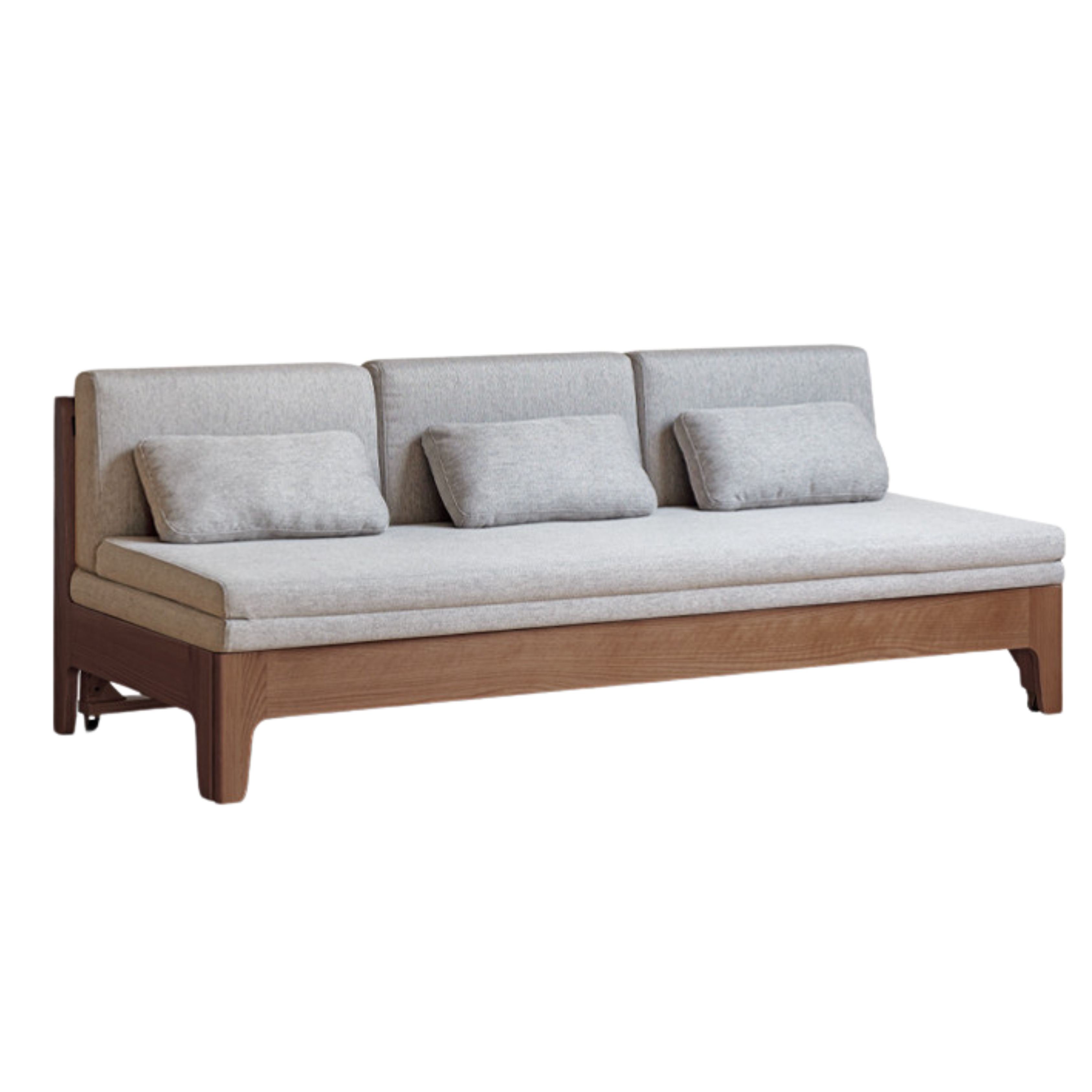 Oak Solid Wood Sleeper Sofa