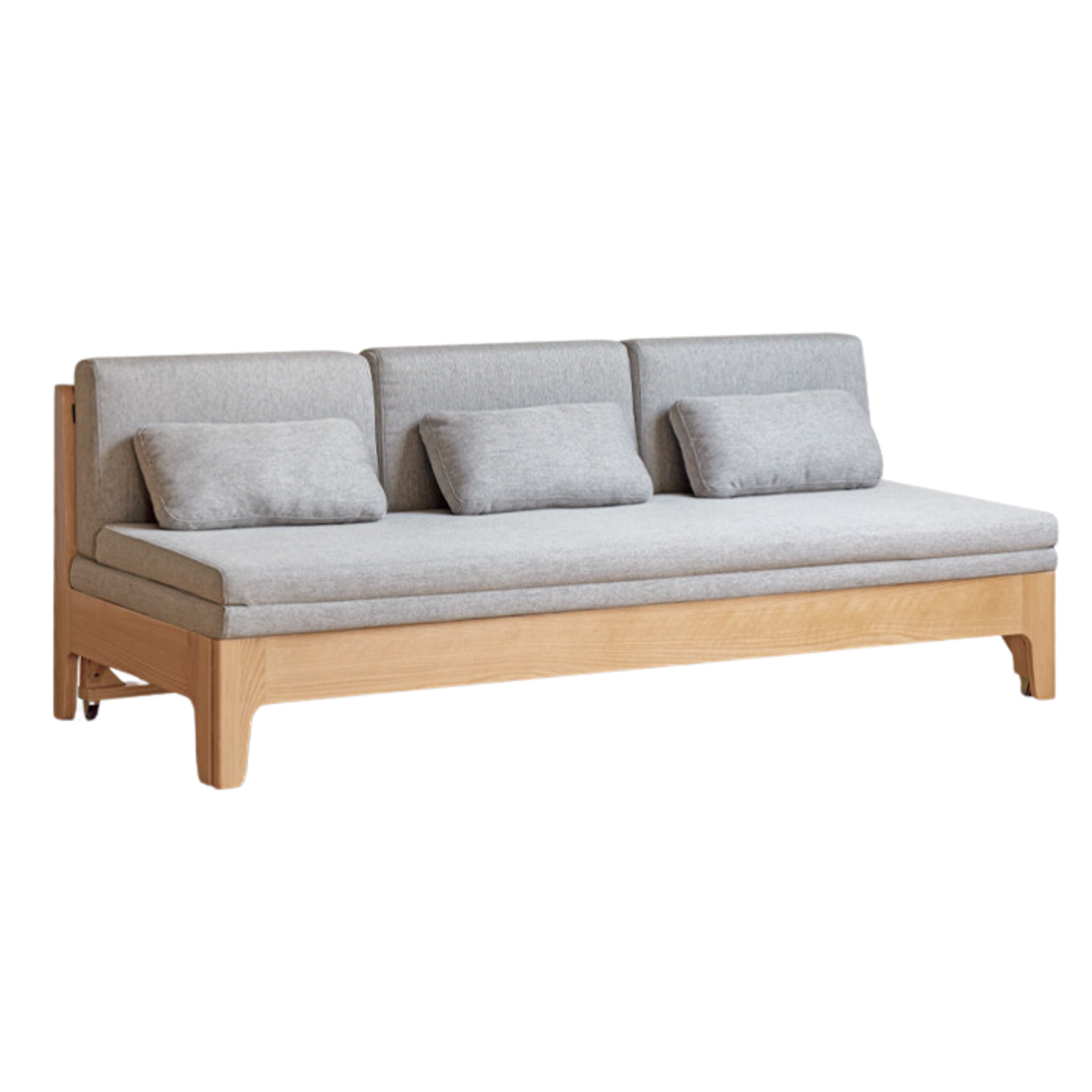 Oak Solid Wood Sleeper Sofa