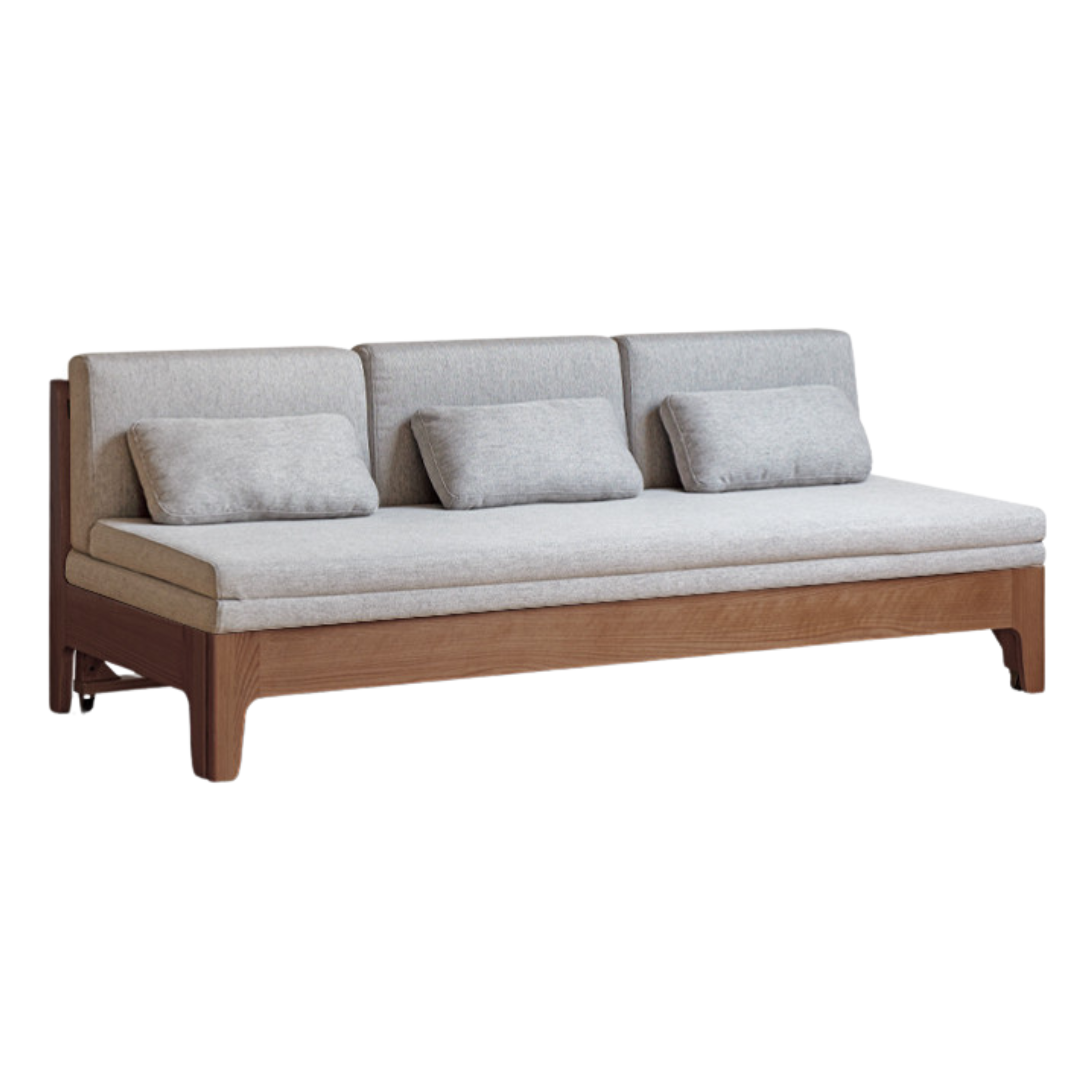 Oak Solid Wood Sleeper Sofa