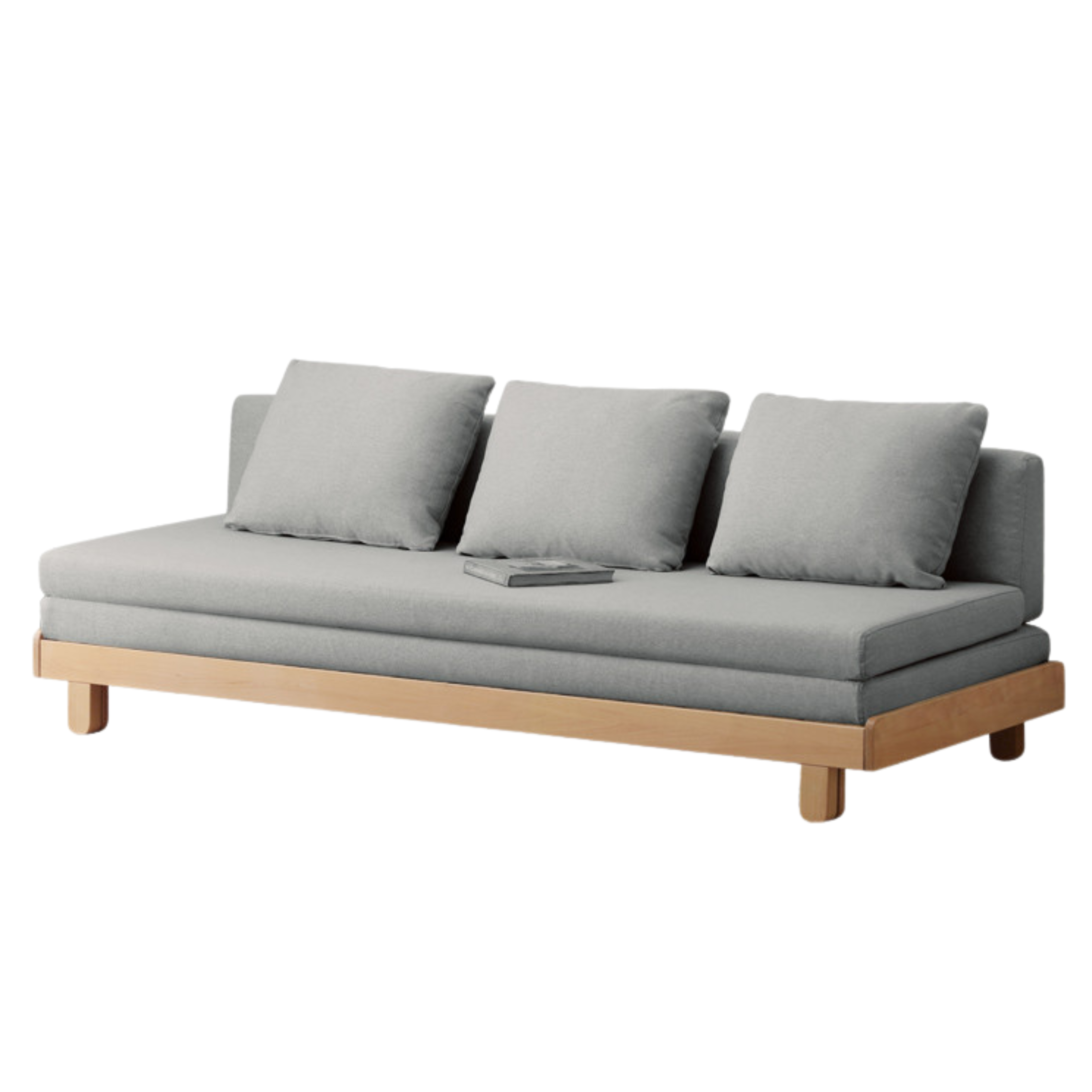 Oak, Beech Solid Wood Sofa Bed.