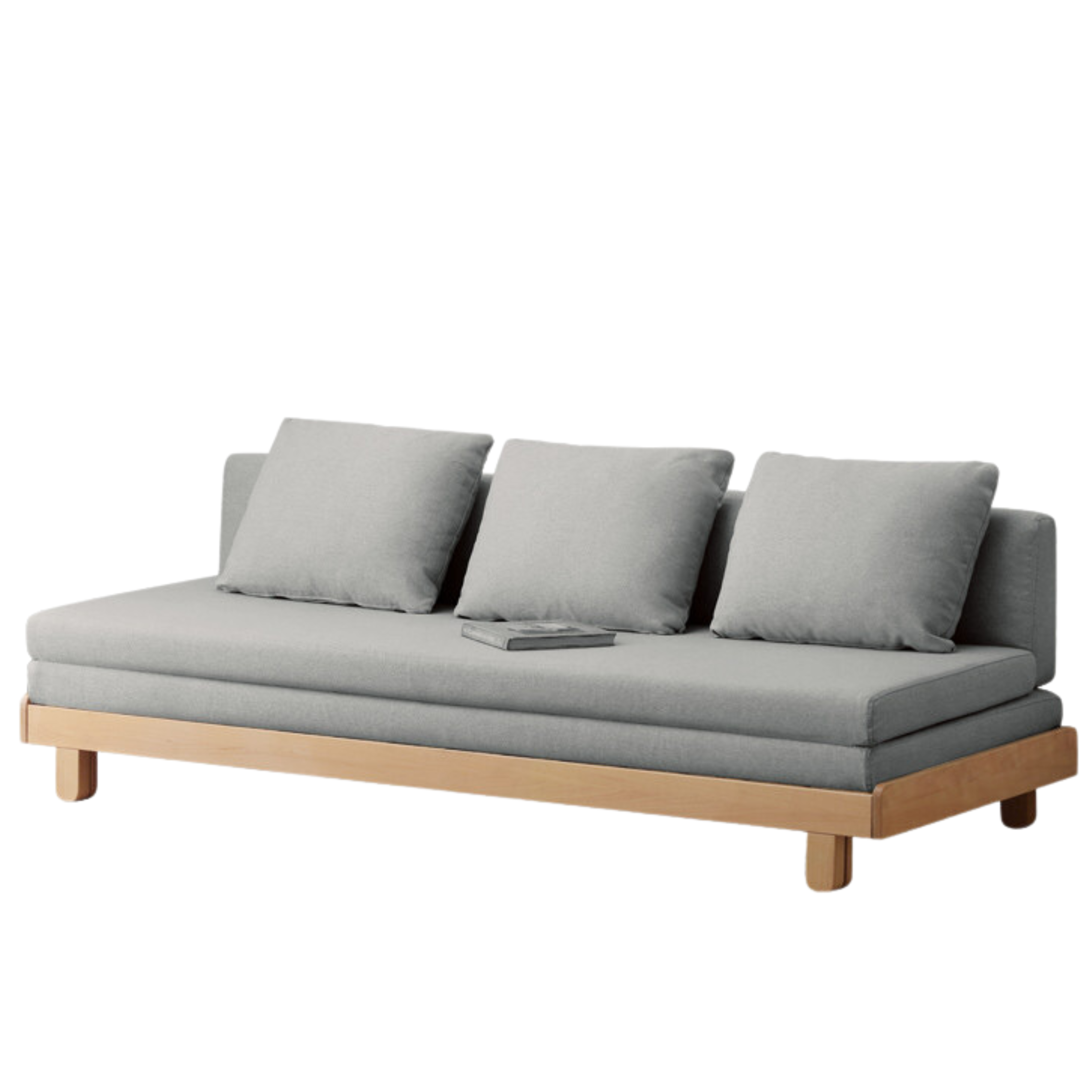 Oak, Beech Solid Wood Sofa Bed.