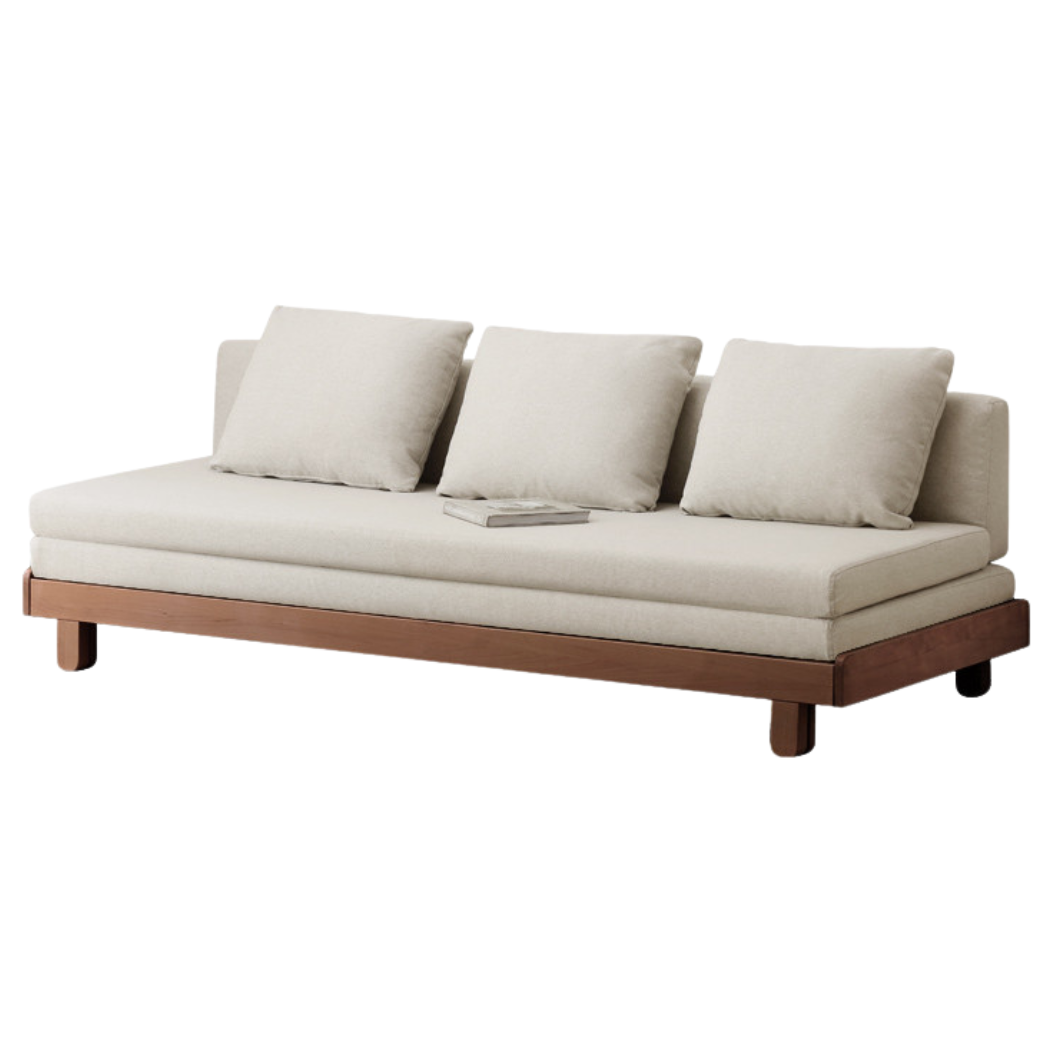 Oak, Beech Solid Wood Sofa Bed.