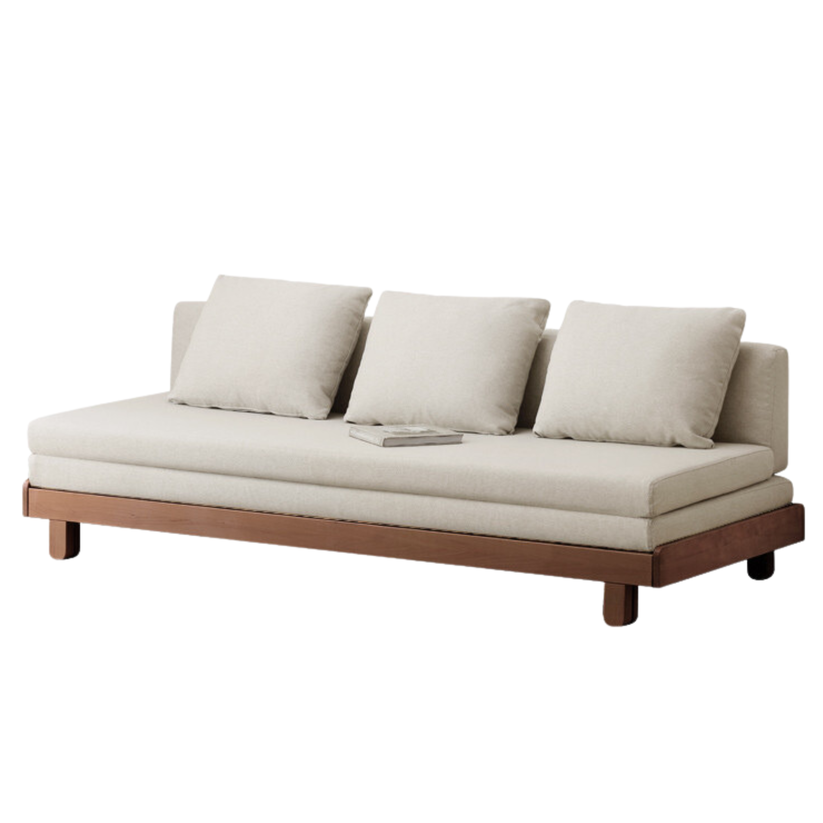 Oak, Beech Solid Wood Sofa Bed.