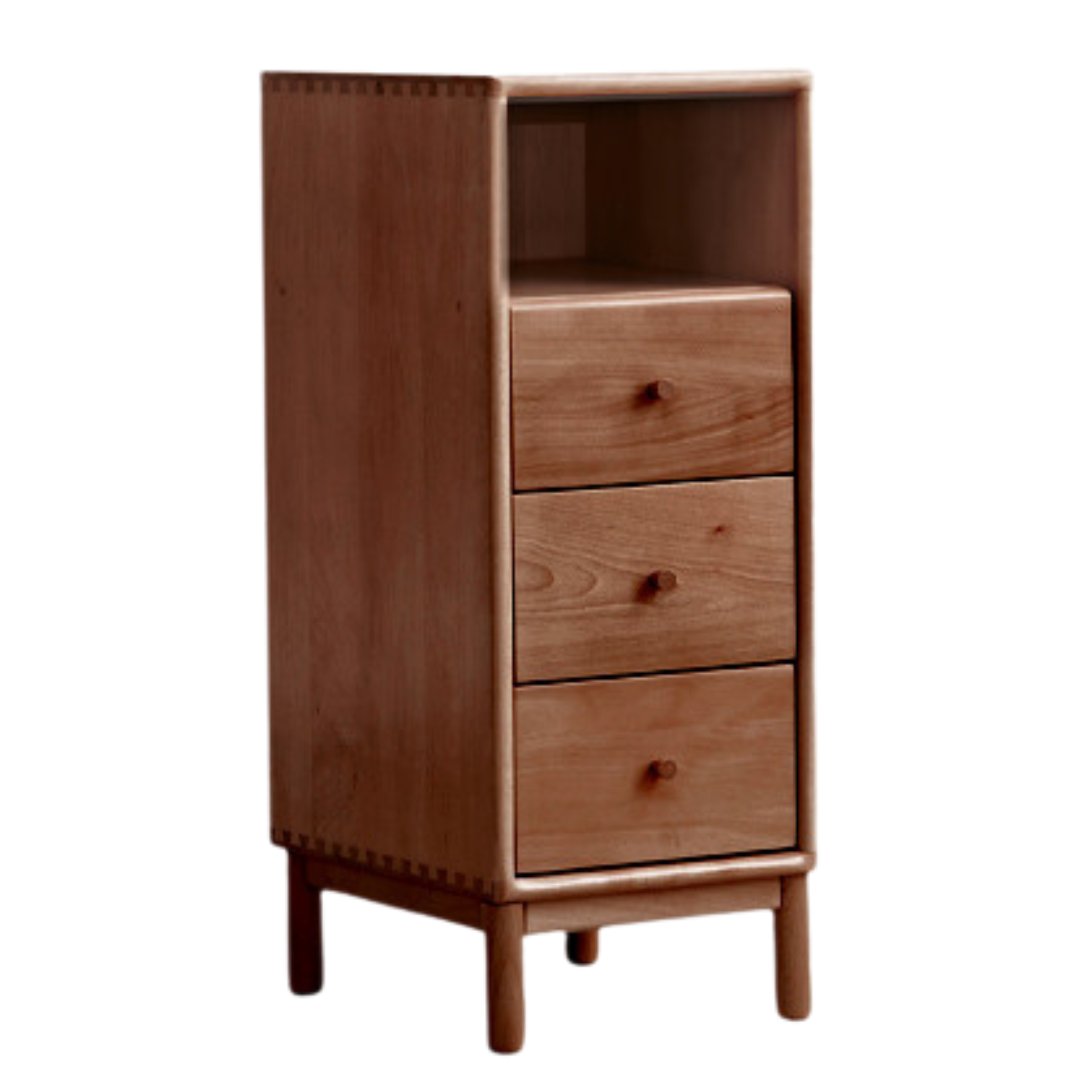 European Beech Solid Wood Storage Side Cabinet Combination