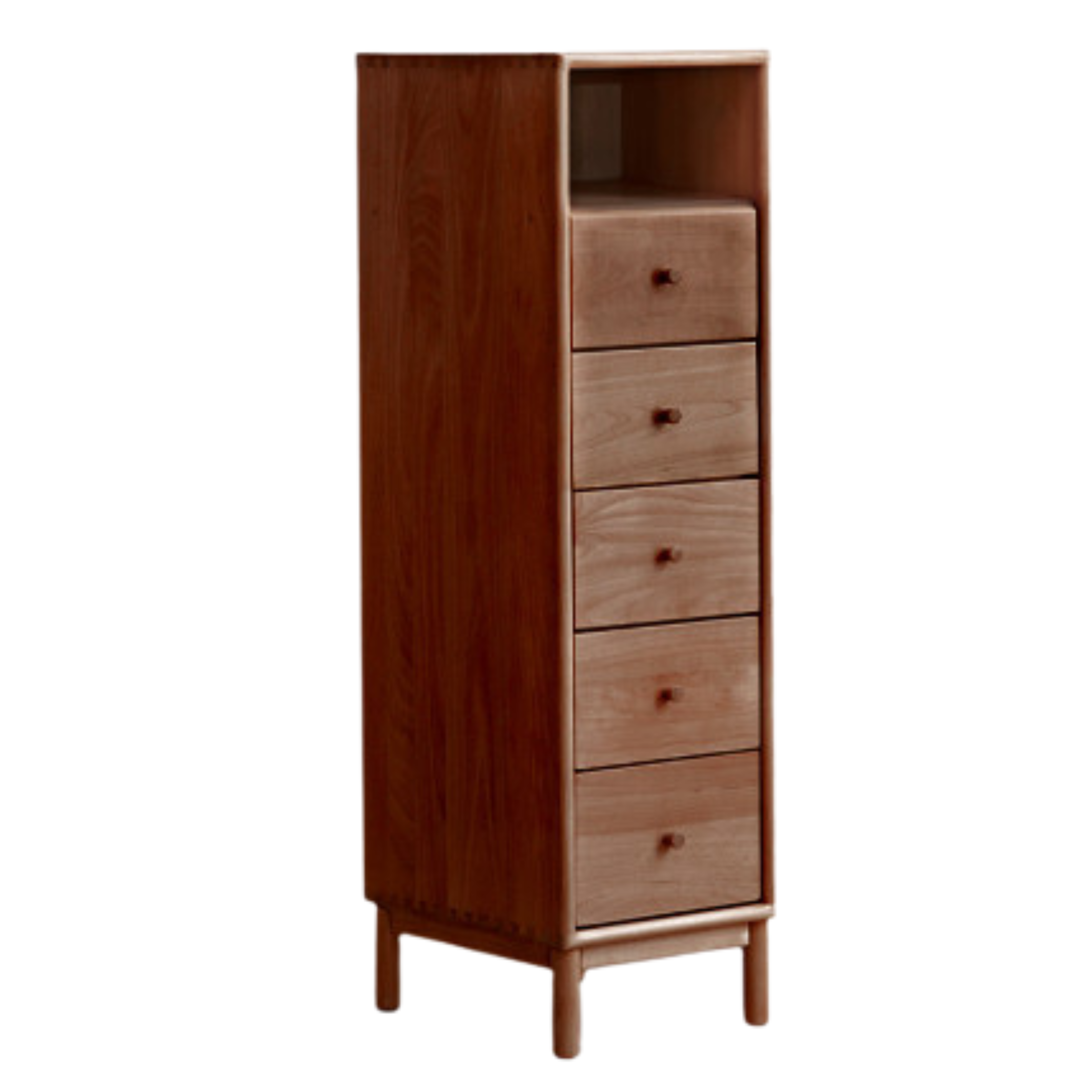 European Beech Solid Wood Storage Side Cabinet Combination
