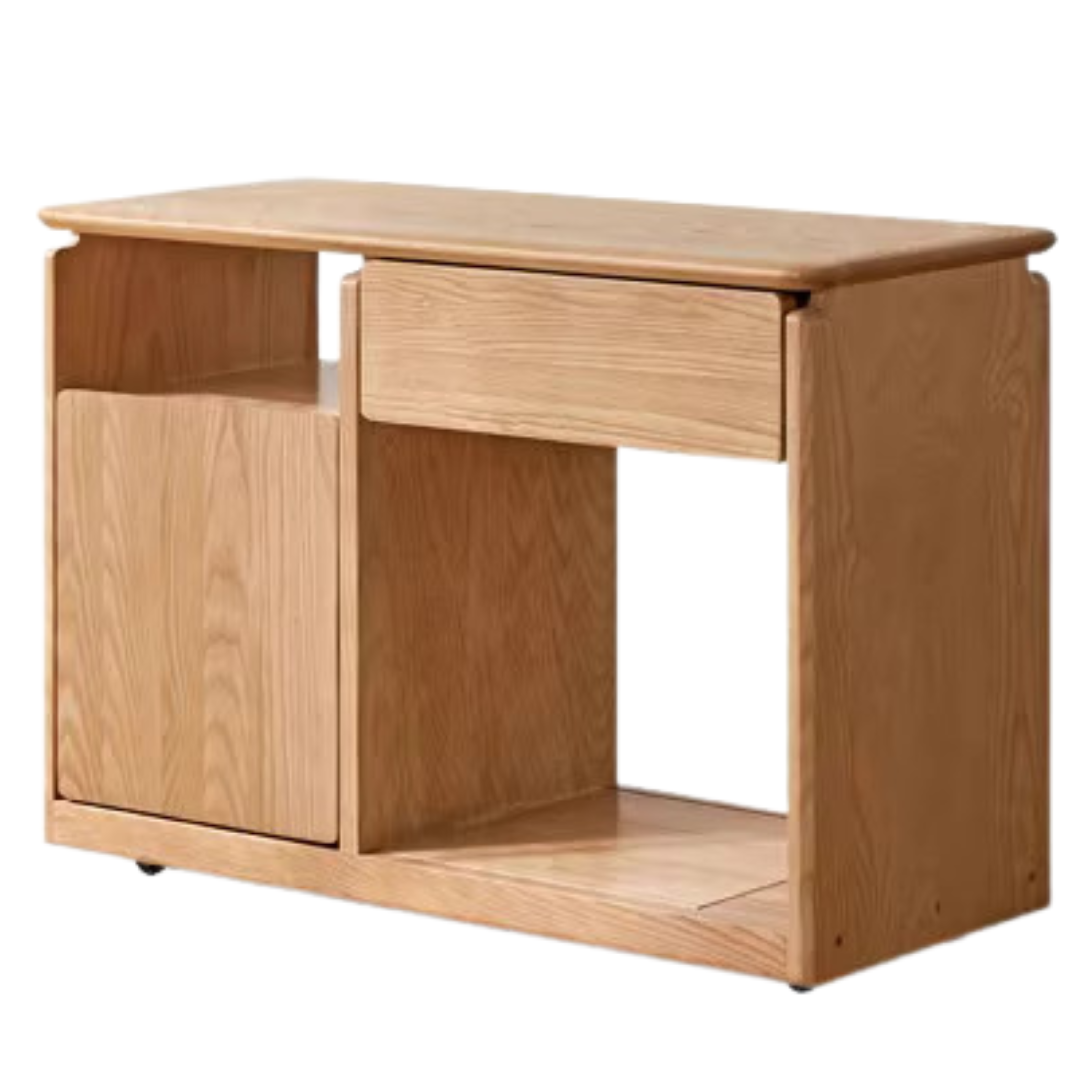 Black Walnut, Oak, Ash Solid Wood Side Cabinet