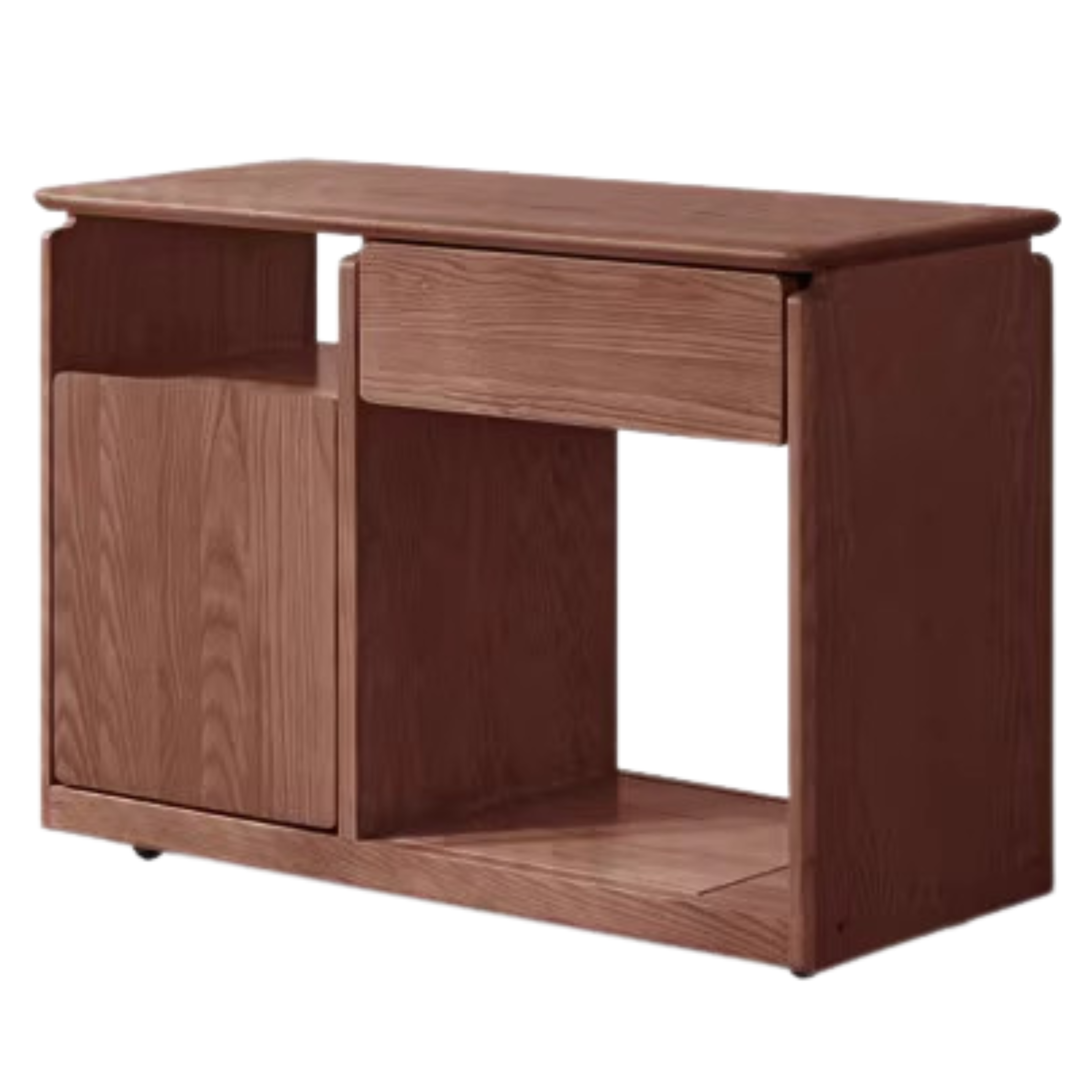 Black Walnut, Oak, Ash Solid Wood Side Cabinet
