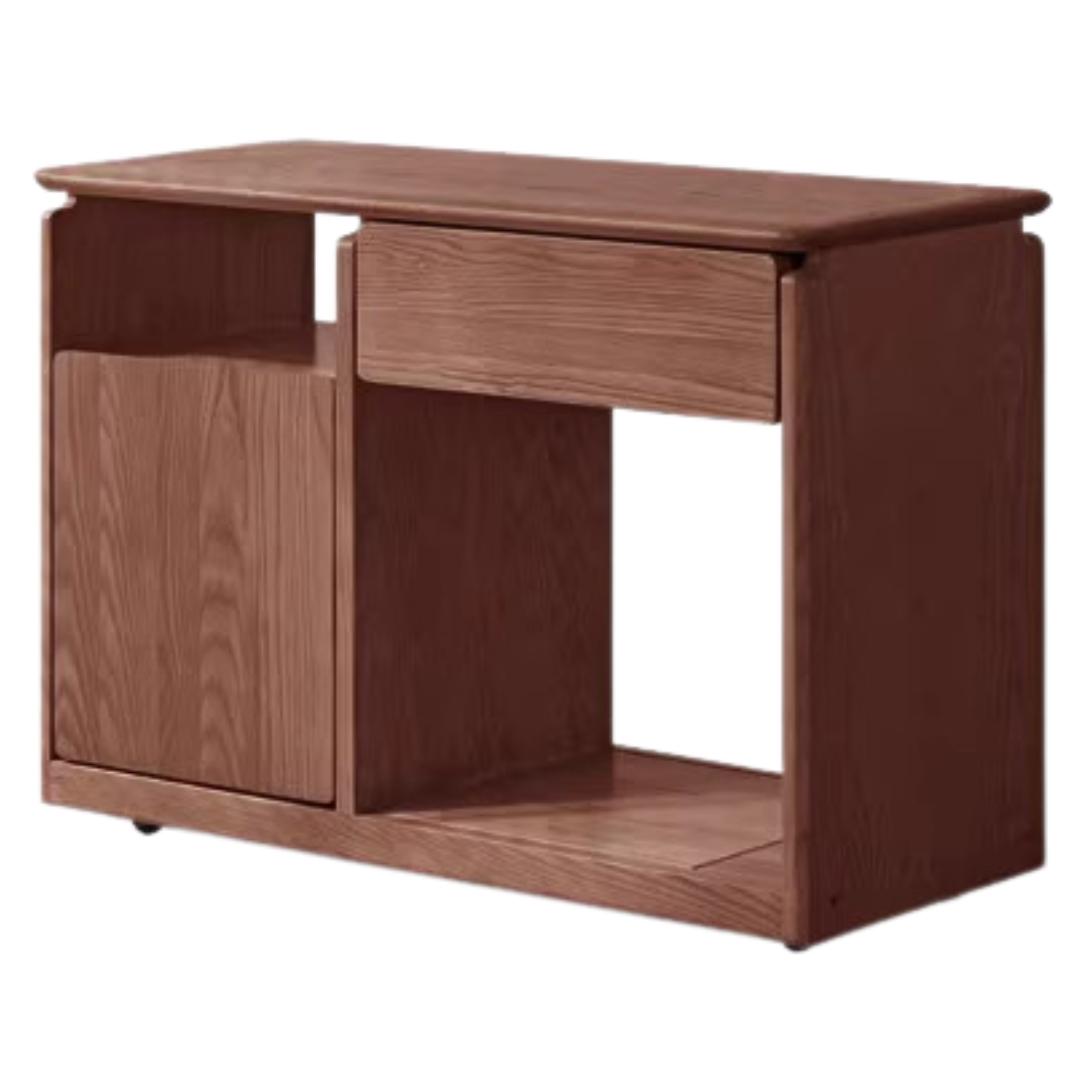 Black Walnut, Oak, Ash Solid Wood Side Cabinet