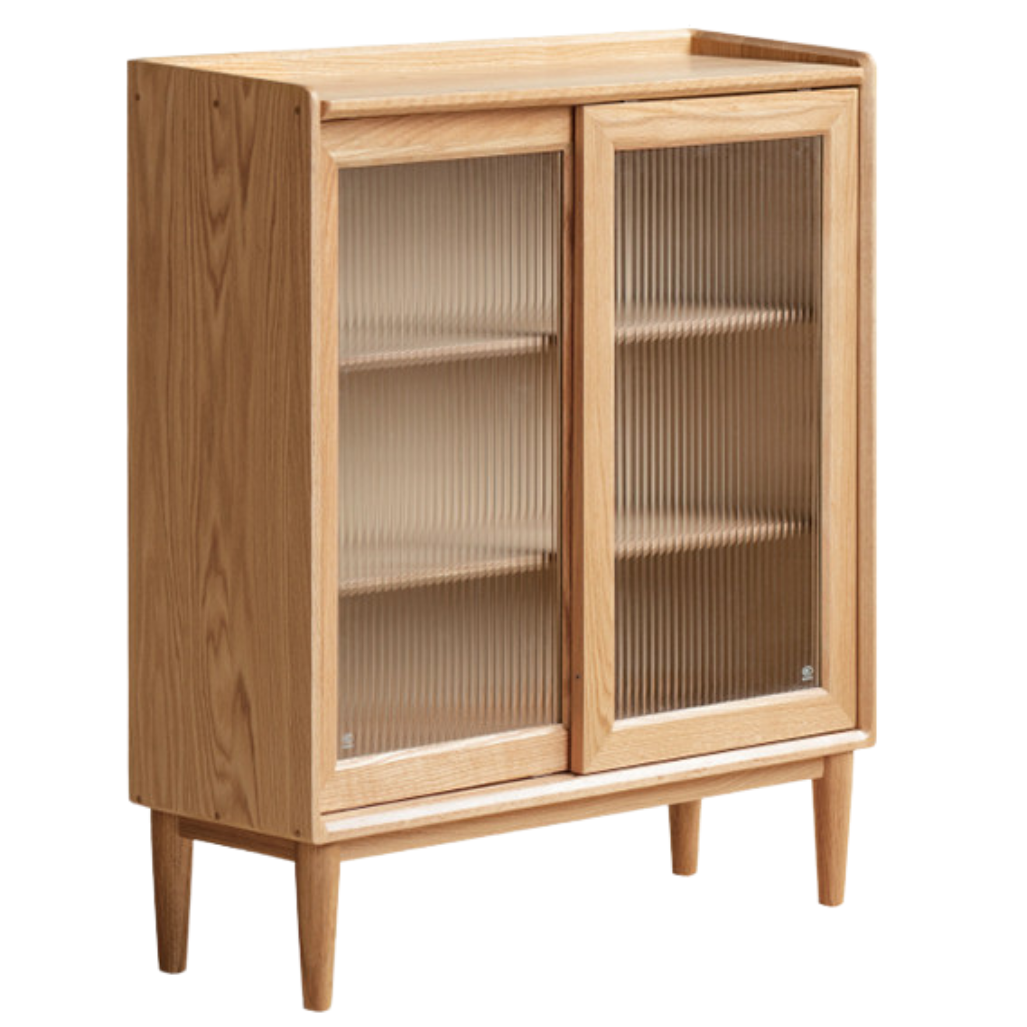 Oak Solid Wood Sideboard Slide Door