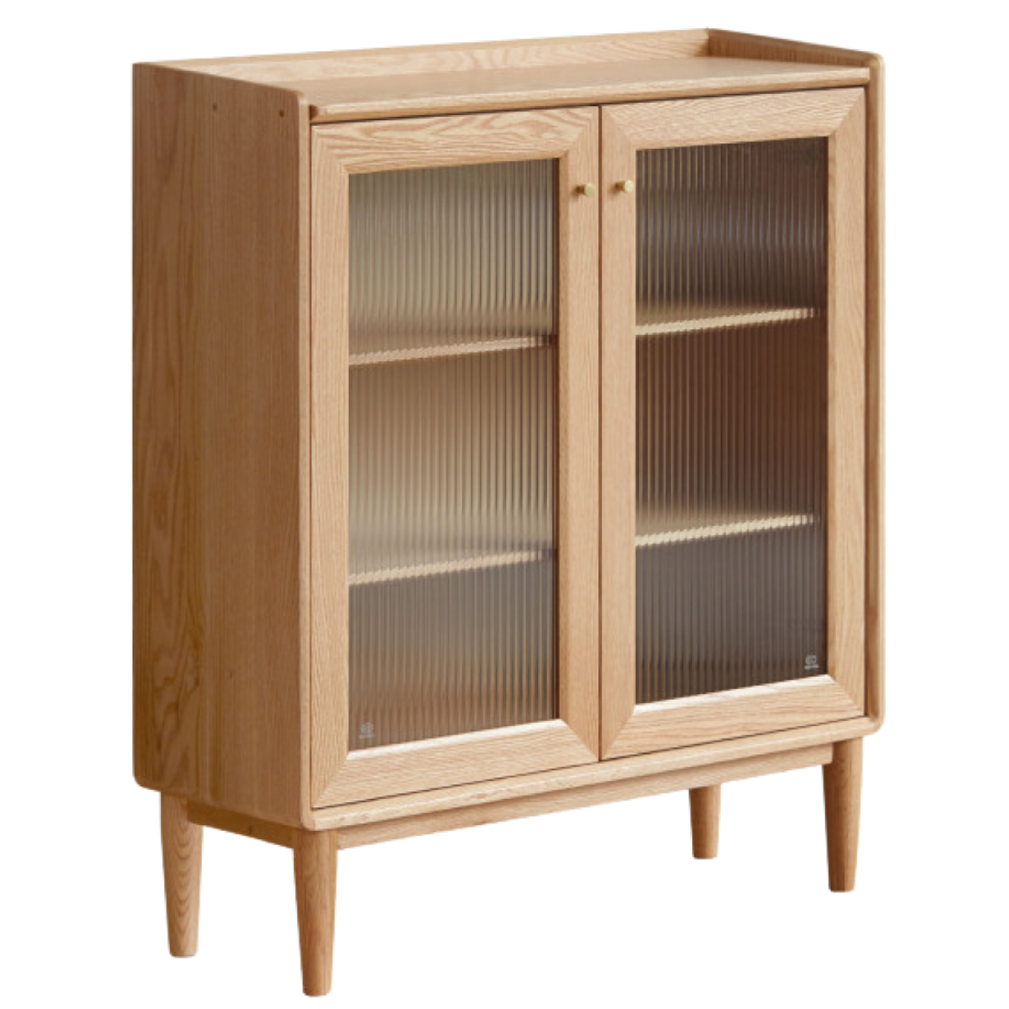 Oak Solid Wood Sideboard Slide Door