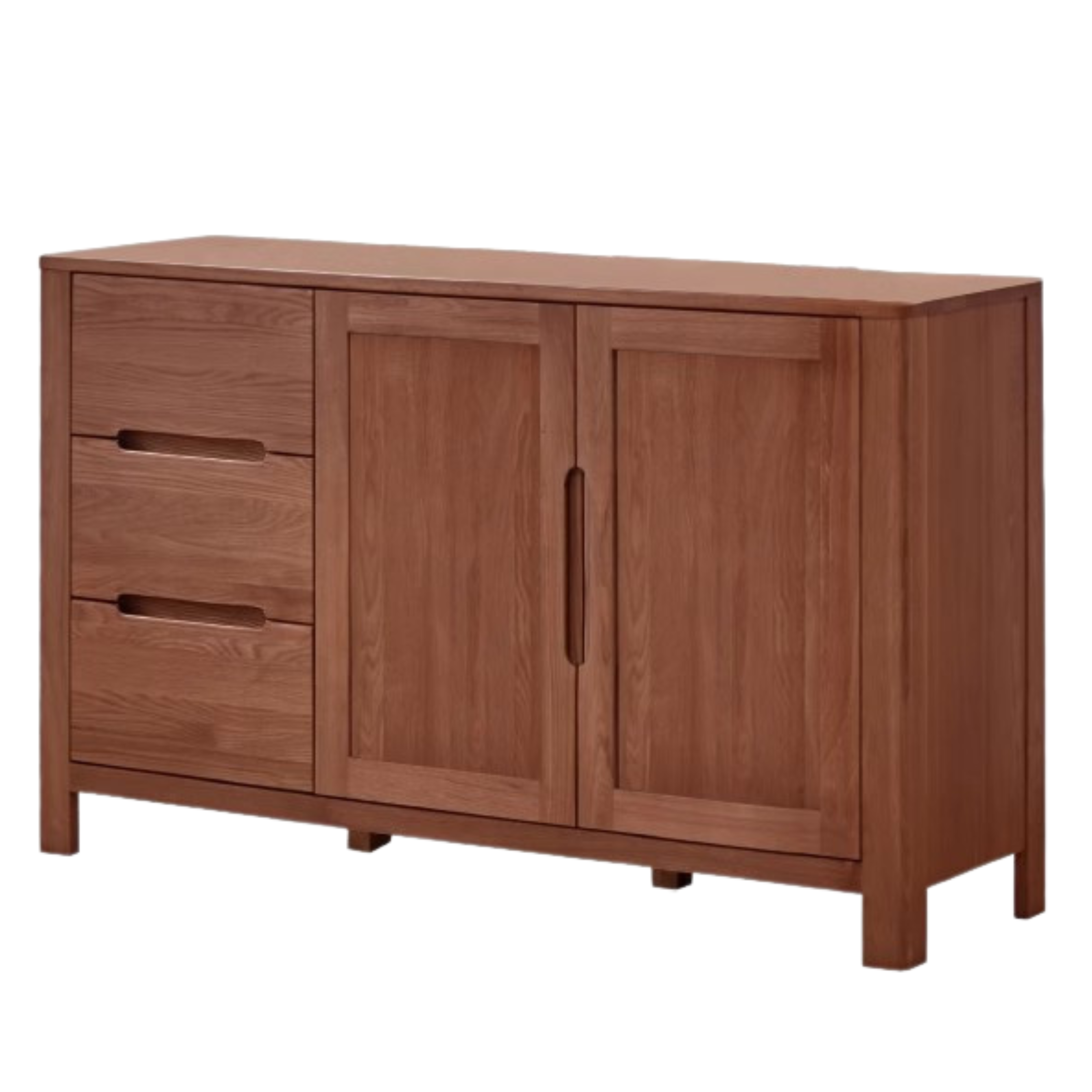 Oak Solid Wood Sideboard Storage Cabinet