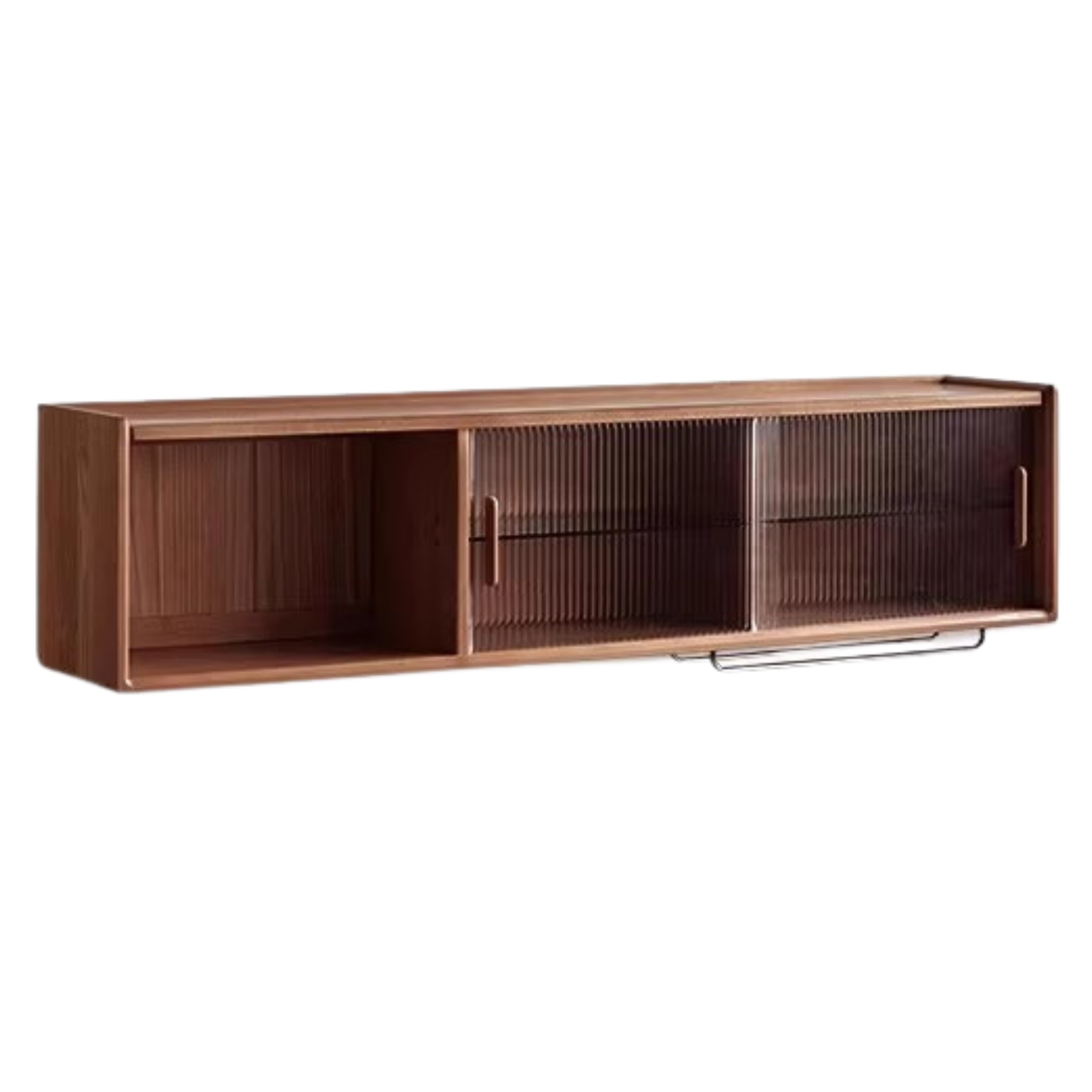 Oak Solid Wood, Solid Rubberwood Wall-Mounted Sideboard Cabinet Locker