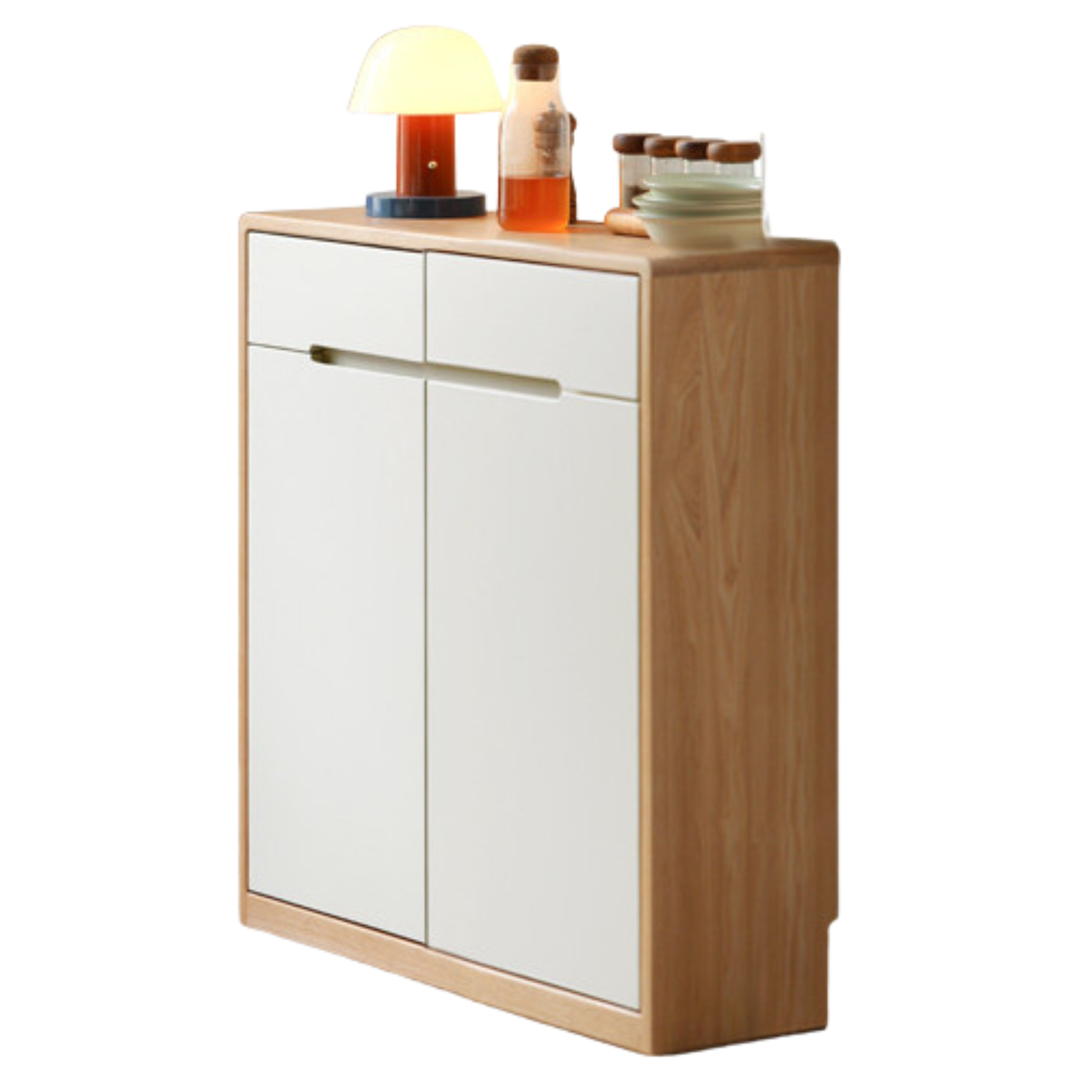 Oak Solid Wood Ultra-thin Sideboard