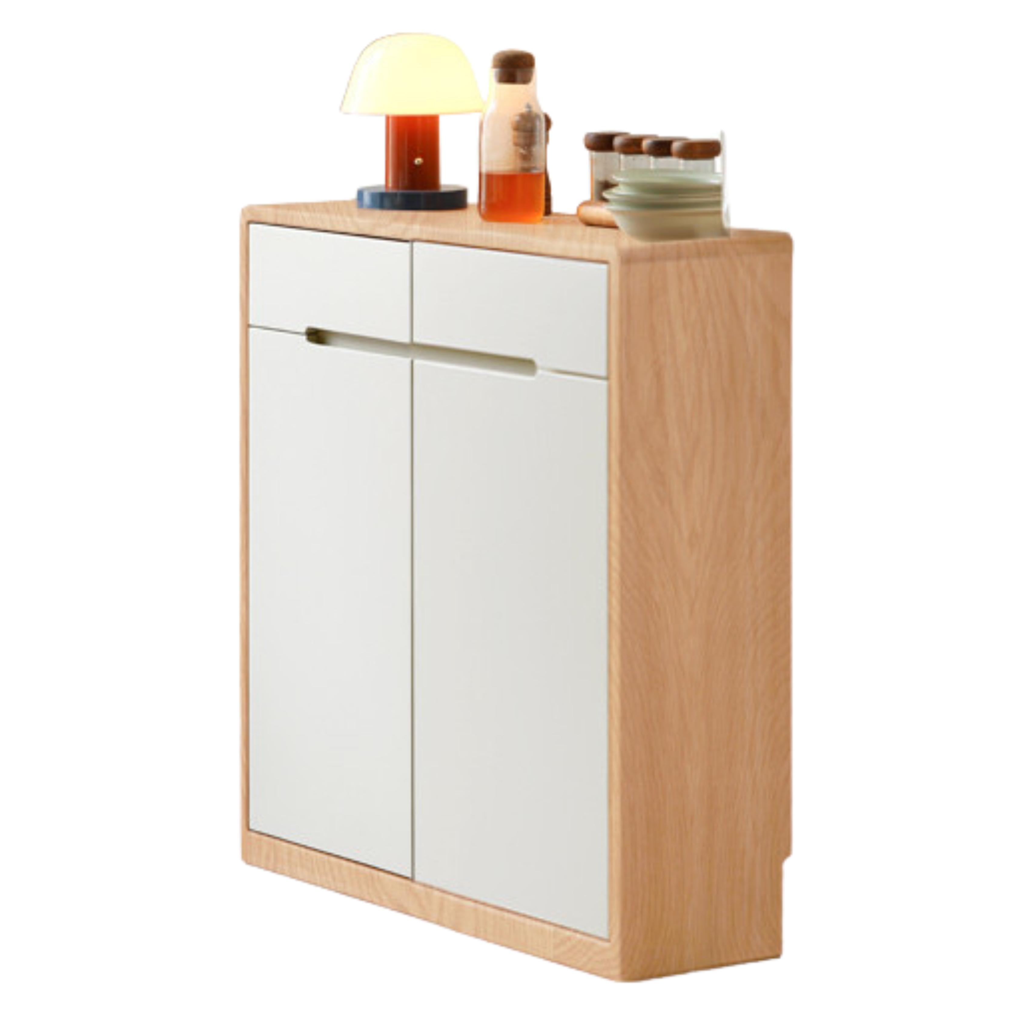Oak Solid Wood Ultra-thin Sideboard