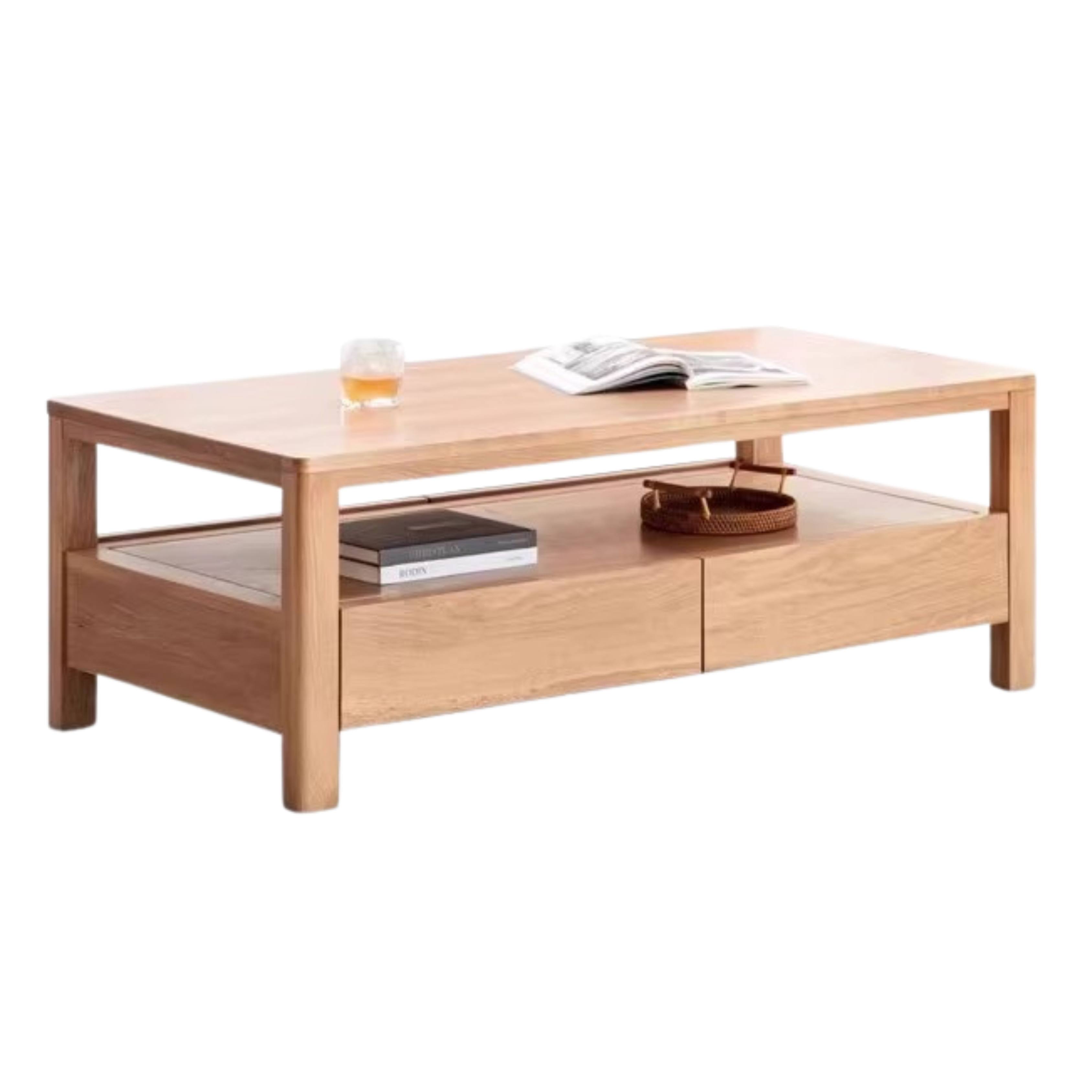 Oak, Ash Solid Wood Luxury Coffee Table