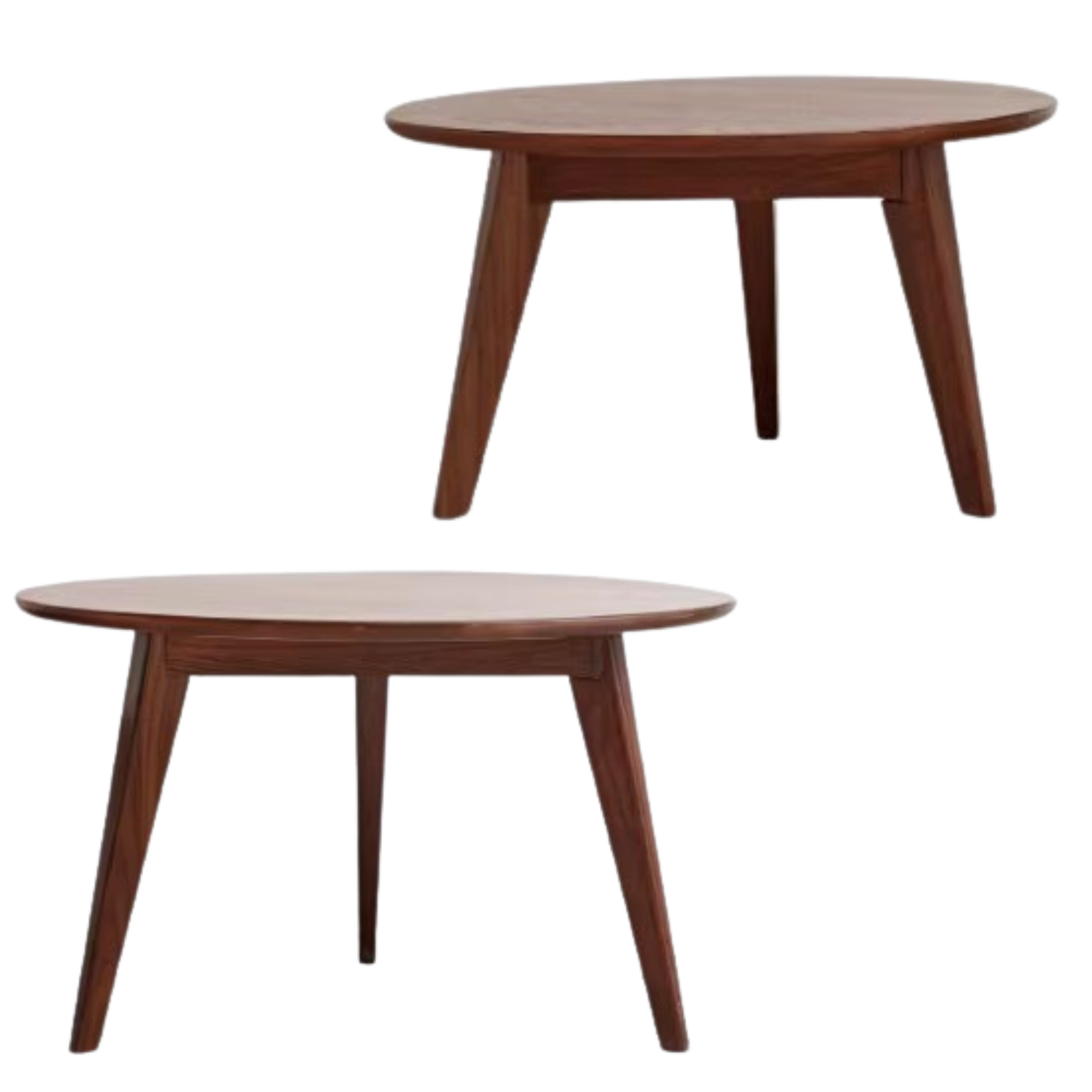 Oak Solid wood Side high round table