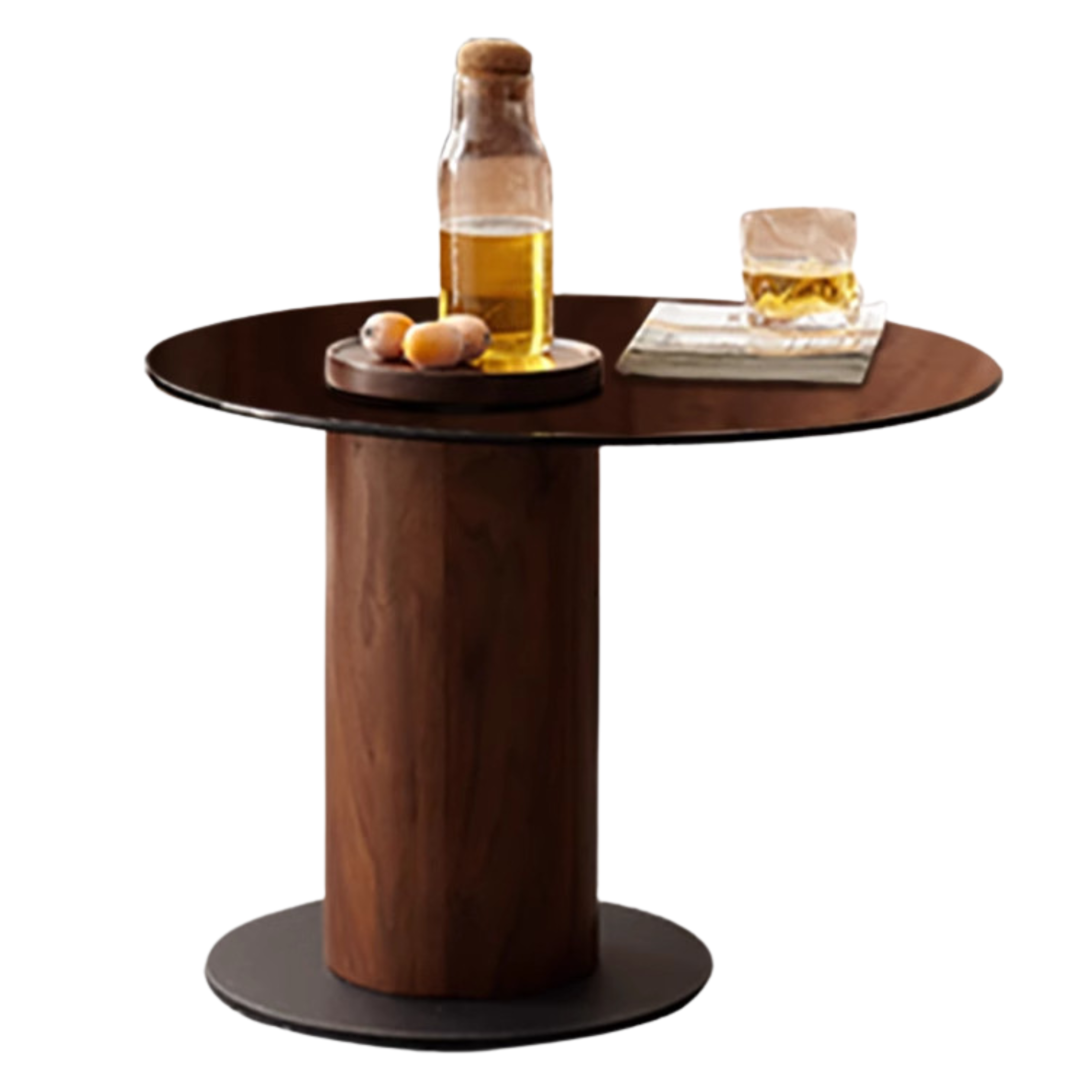 Black Walnut Slate Top Coffee Table