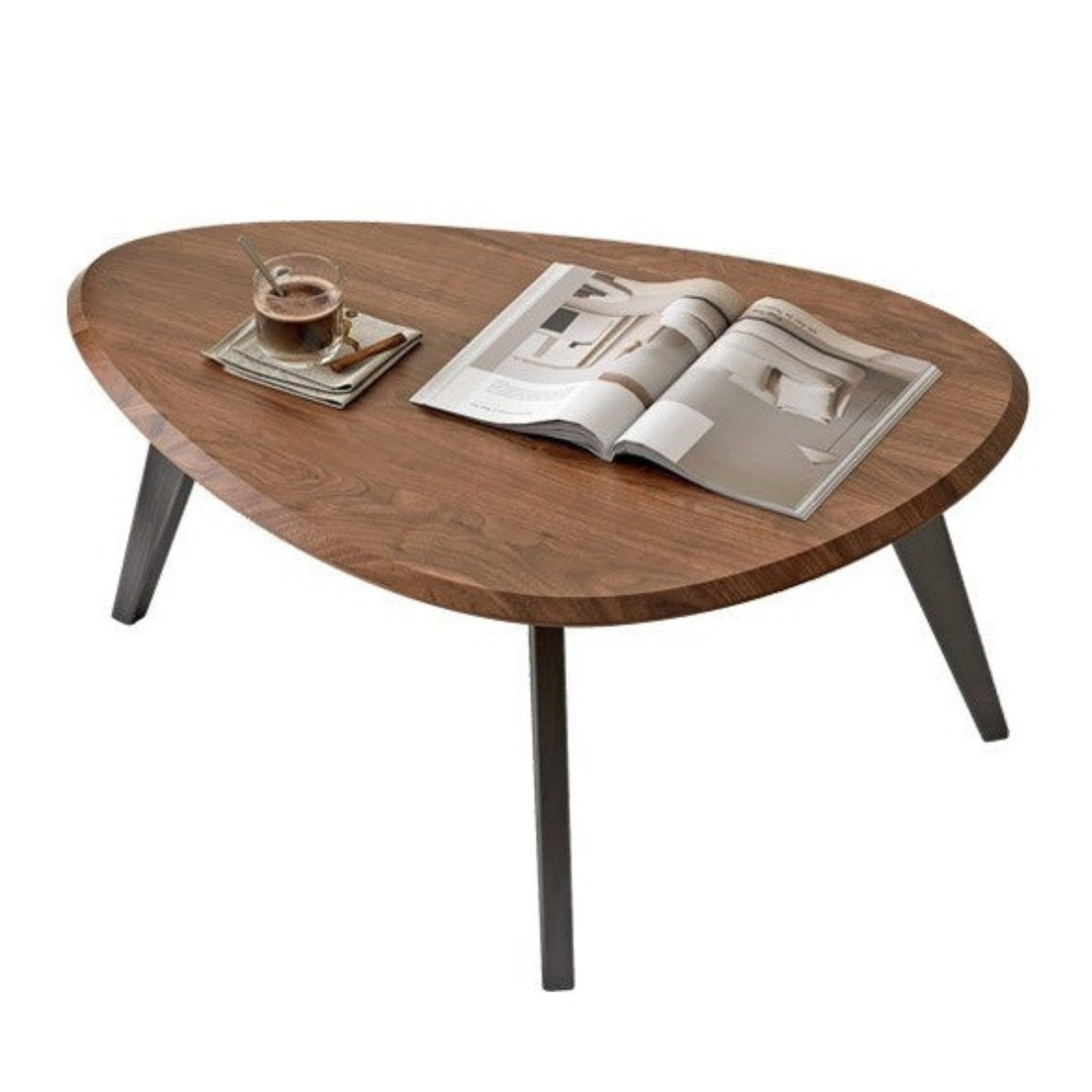 Black Walnut Solid Wood Coffee Table