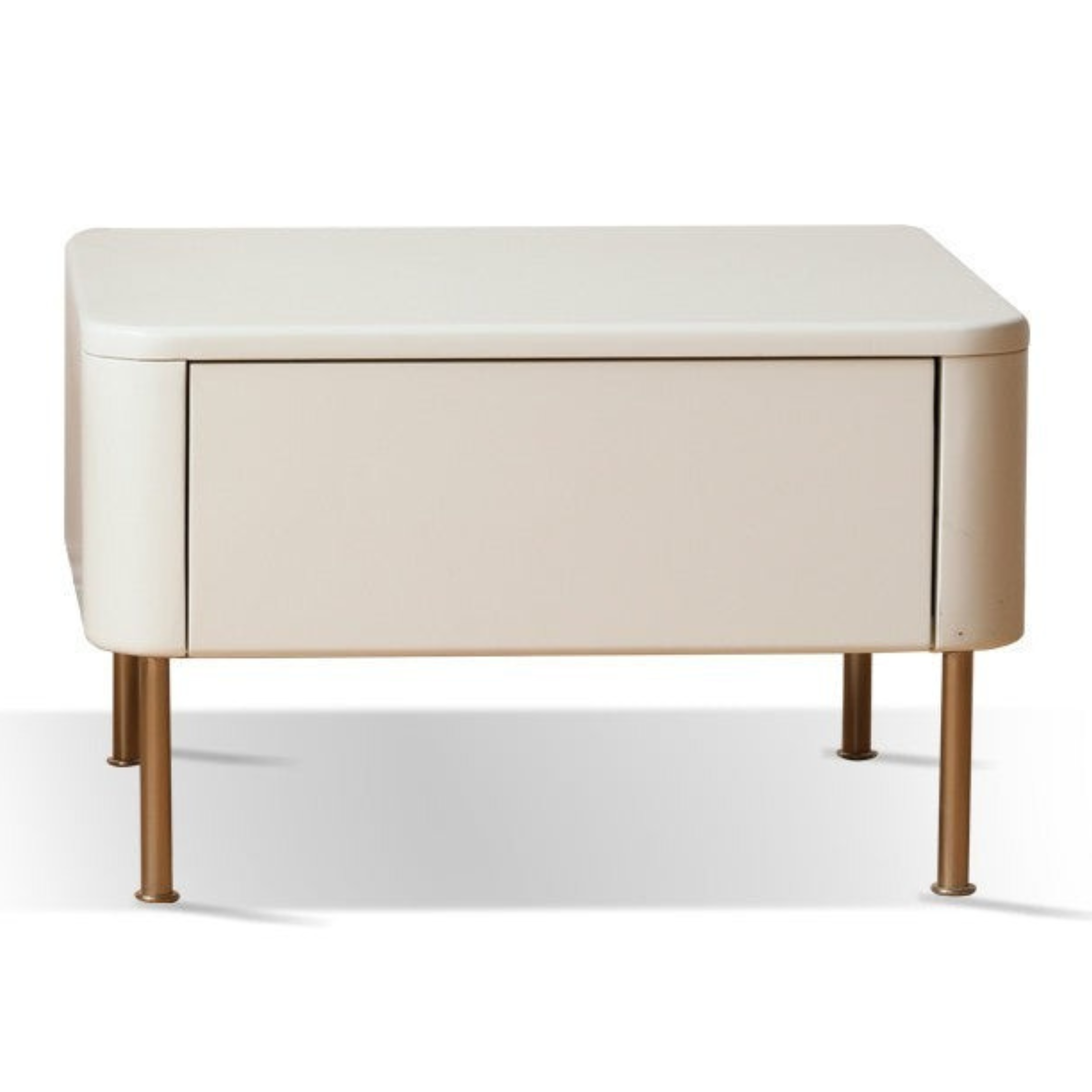 Poplar Solid Wood Combination Telescopic Coffee Table Cream Wind