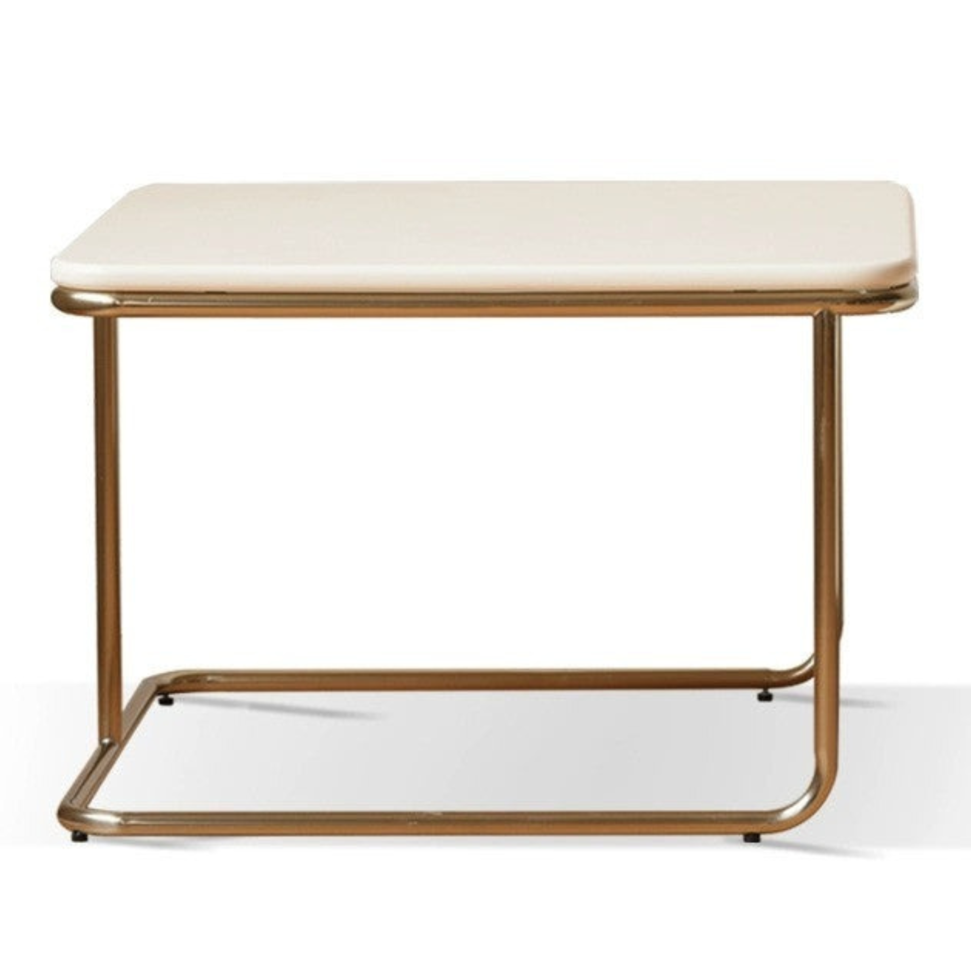 Poplar Solid Wood Combination Telescopic Coffee Table Cream Wind